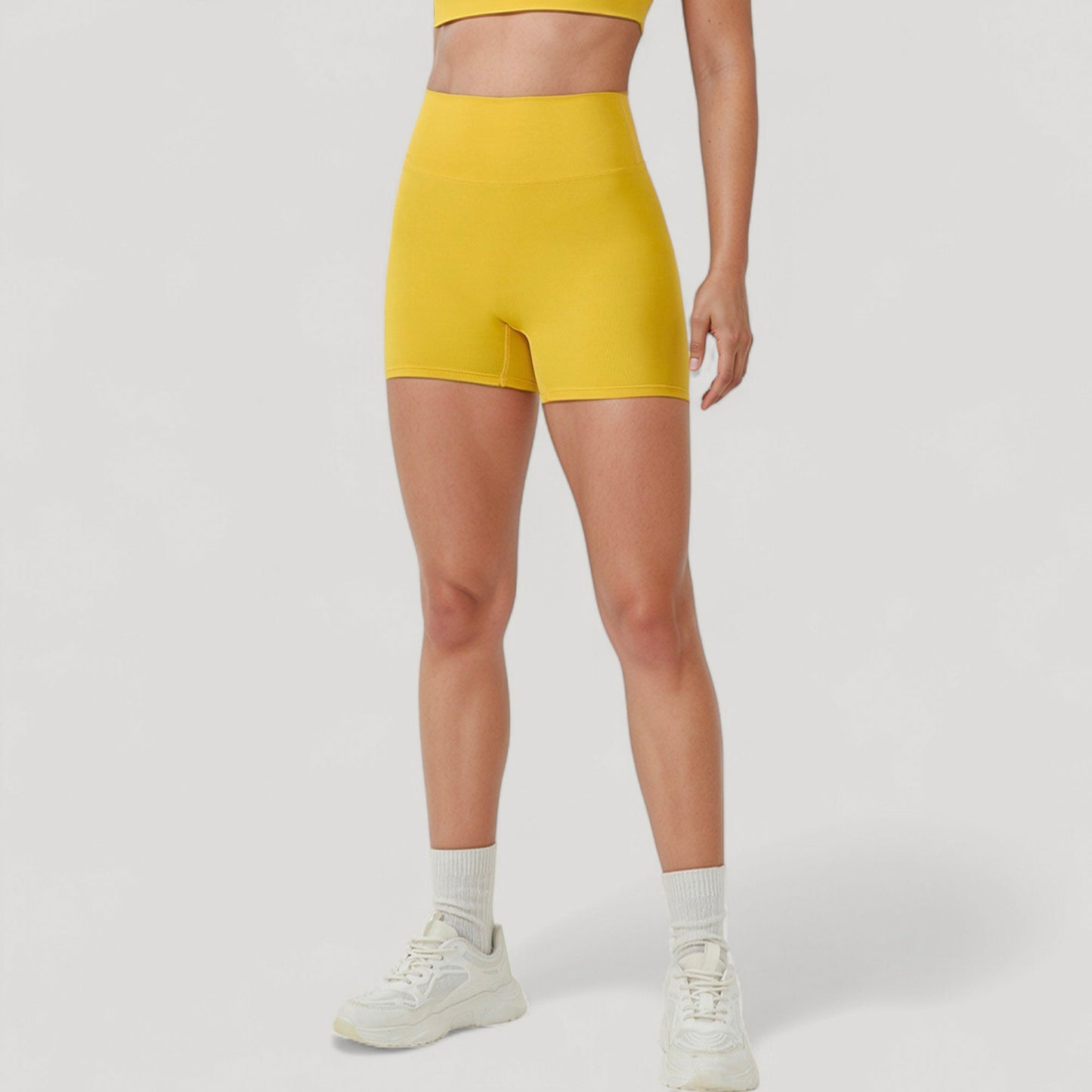 Anna-Kaci Active Women's High Waist Seamless Active Shorts with Smooth Finish and Body-Hugging Stretch Fit