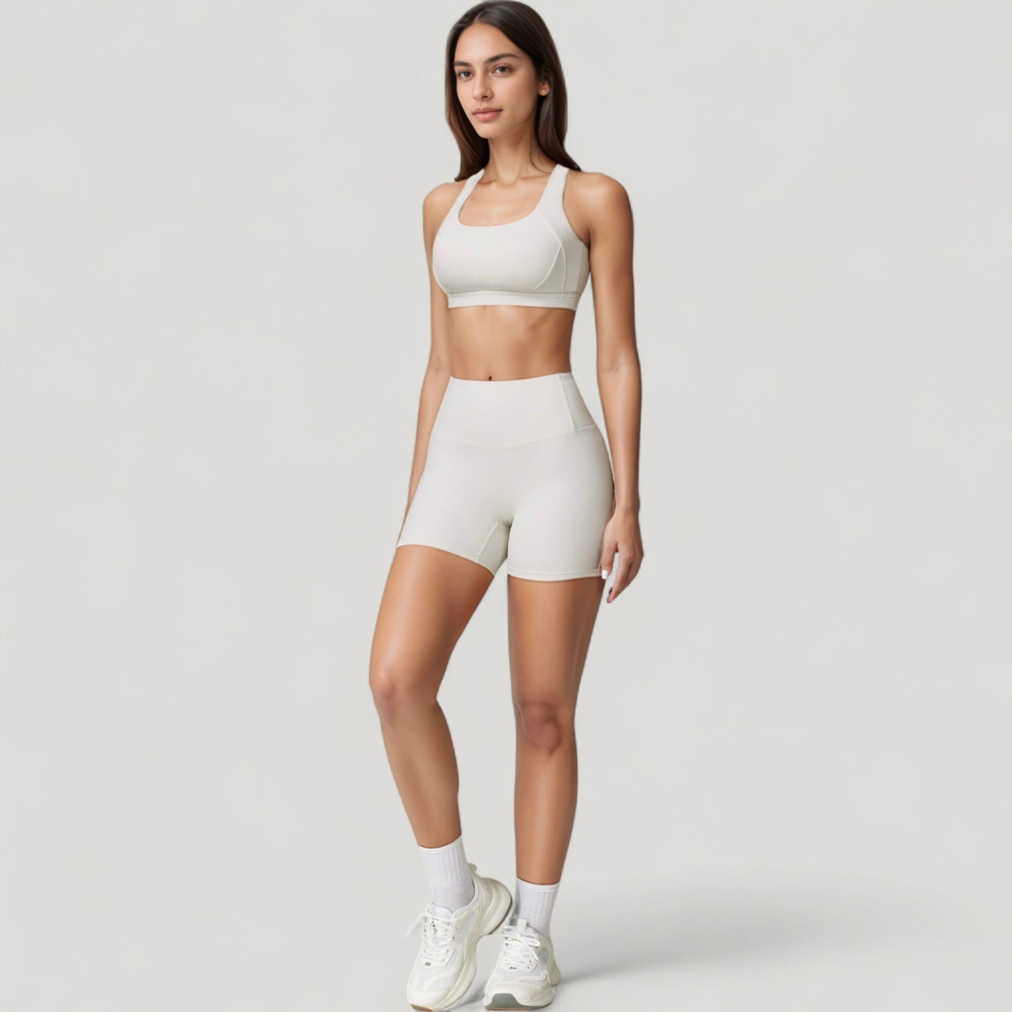 Anna-Kaci Active Women's High Waist Compression Athletic Shorts with Supportive Stretch Fit and Streamlined Seams