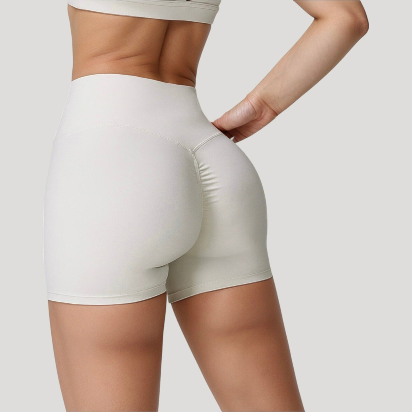 Anna-Kaci Active Women's High Waist Compression Athletic Shorts with Supportive Stretch Fit and Streamlined Seams