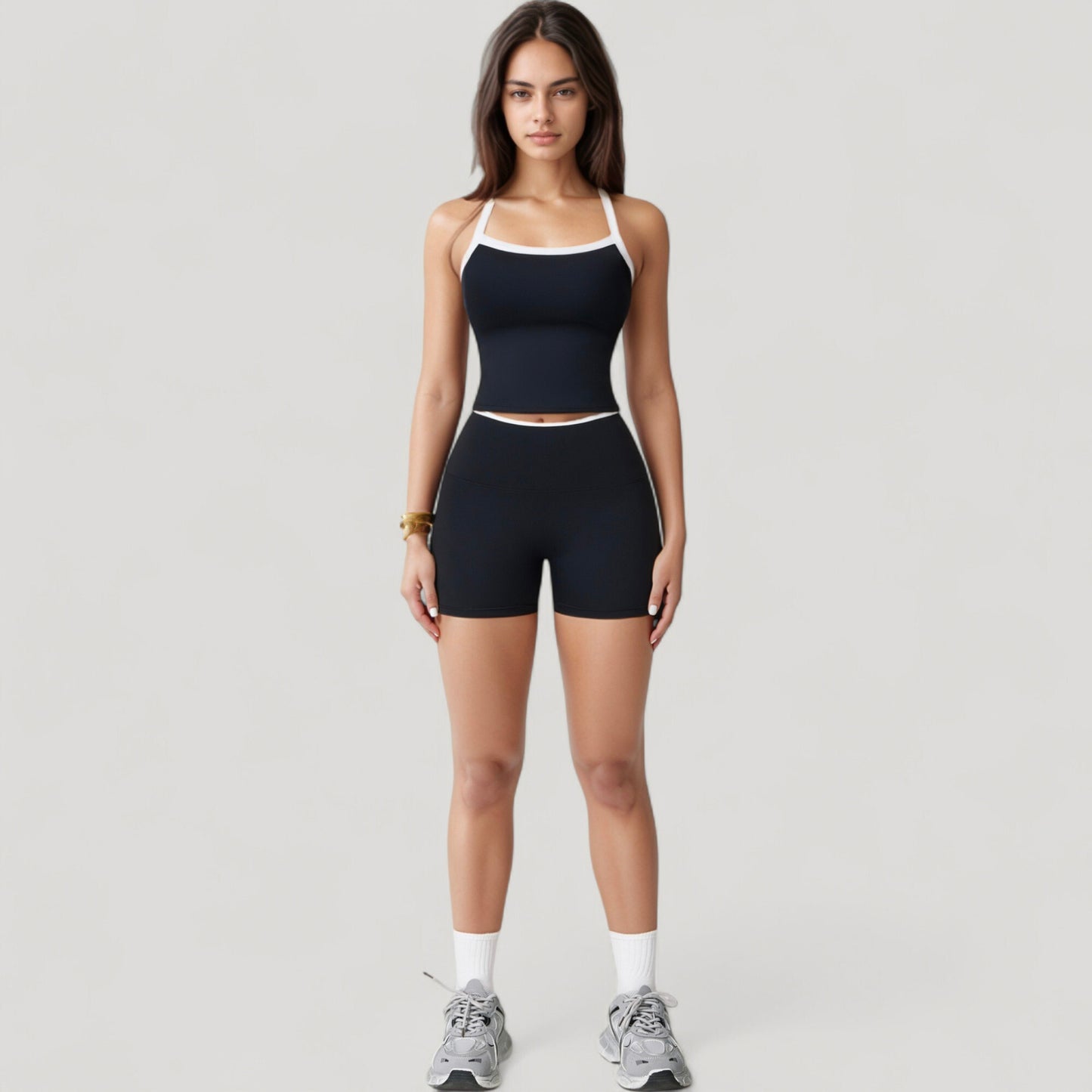 Anna-Kaci Active Women's High Waist Athletic Shorts with Stretch Fabric and Contour Fit Waistband
