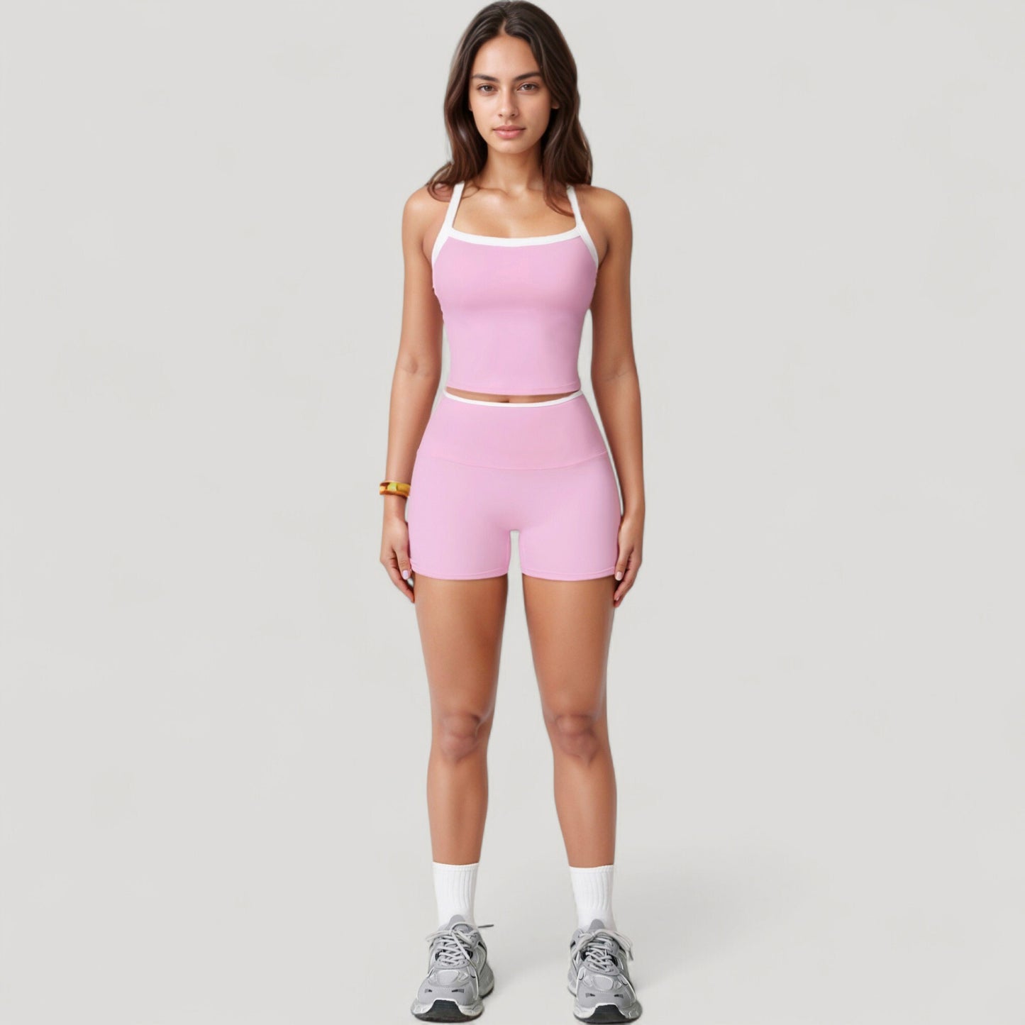 Anna-Kaci Active Women's High Waist Athletic Shorts with Stretch Fabric and Contour Fit Waistband