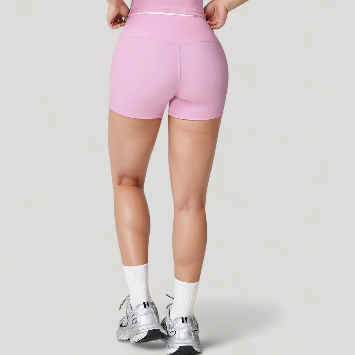 Anna-Kaci Active Women's High Waist Athletic Shorts with Stretch Fabric and Contour Fit Waistband
