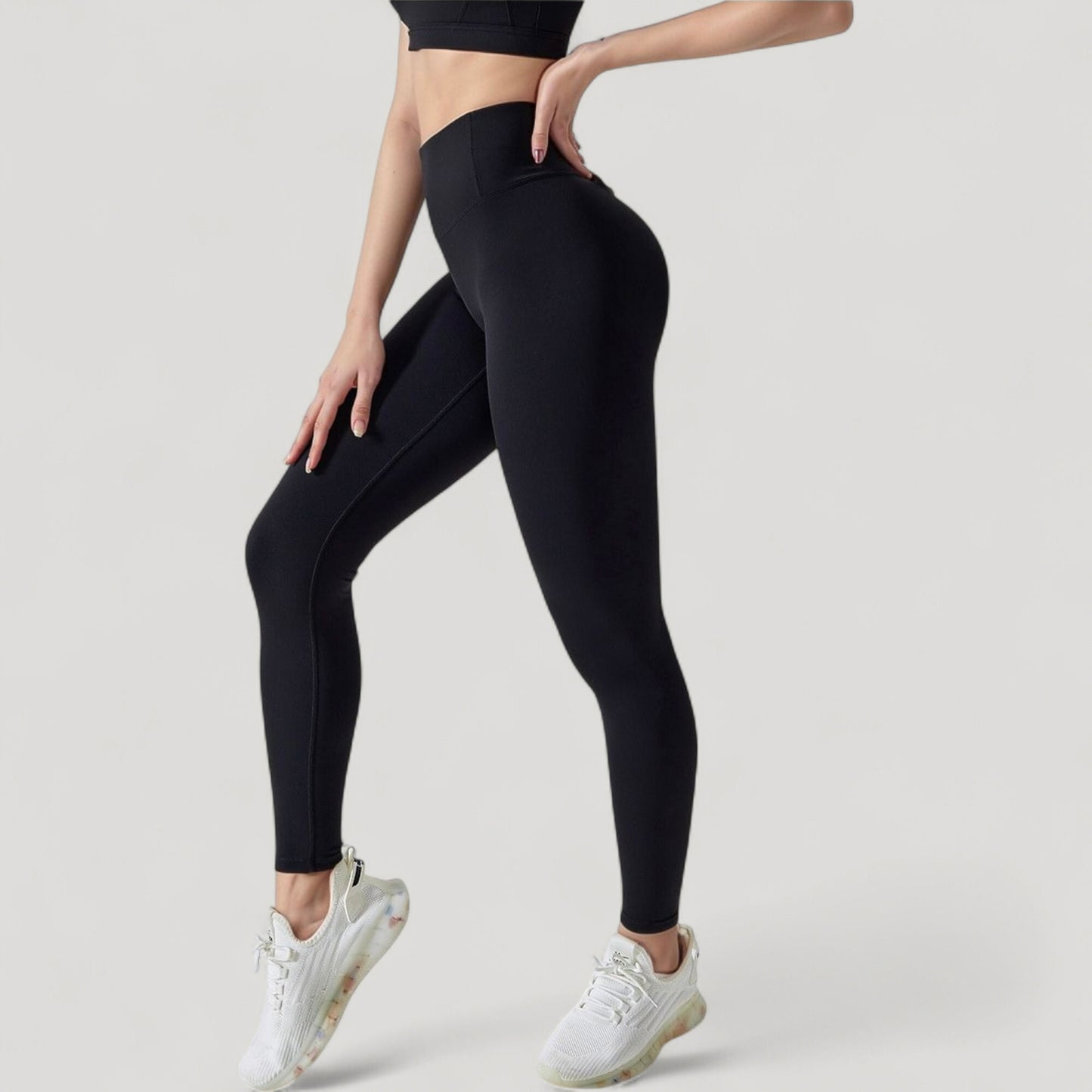 Anna-Kaci Active Women's High Waist Compression Leggings with Seamless Fit and Sculpting Stretch Fabric