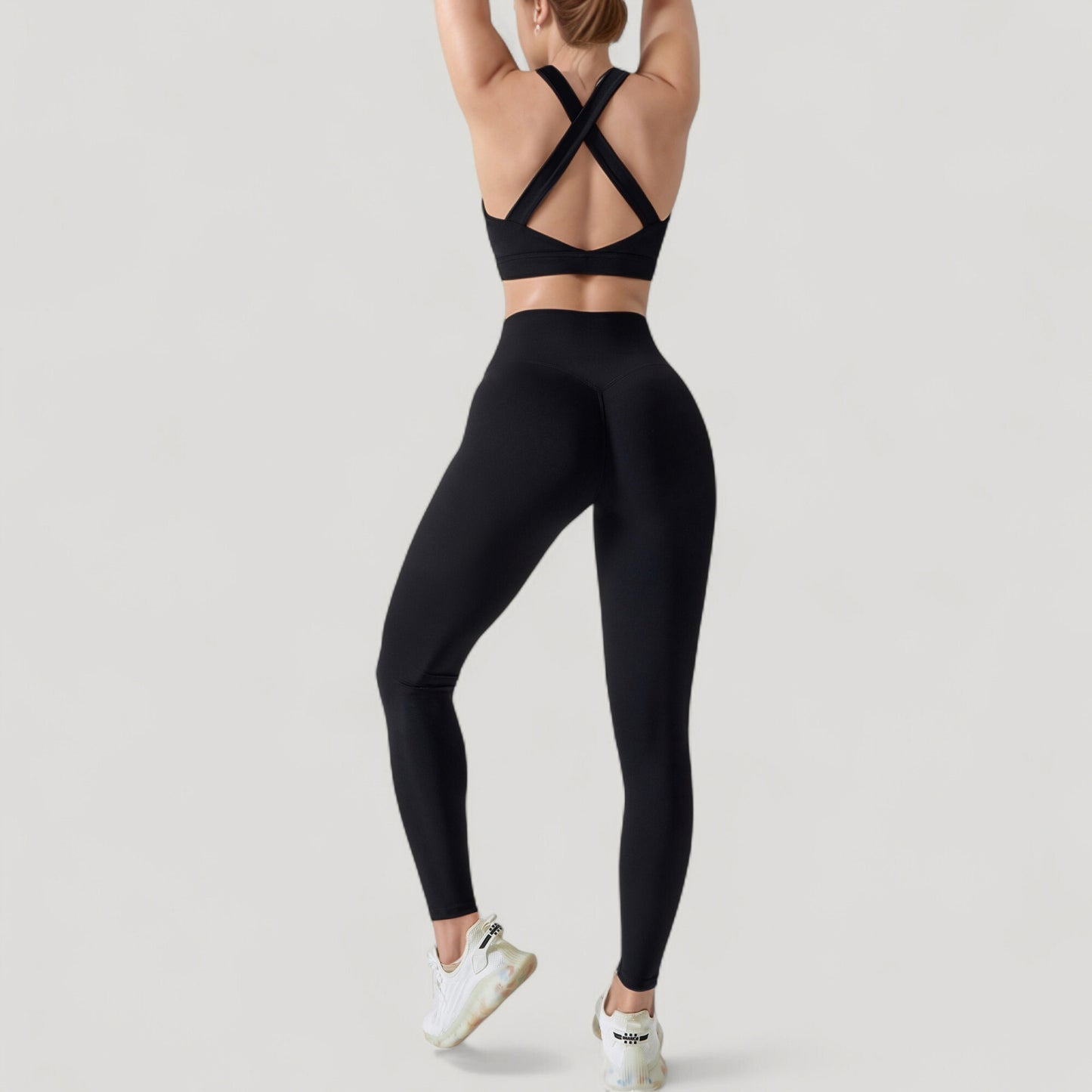 Anna-Kaci Active Women's High Waist Compression Leggings with Seamless Fit and Sculpting Stretch Fabric