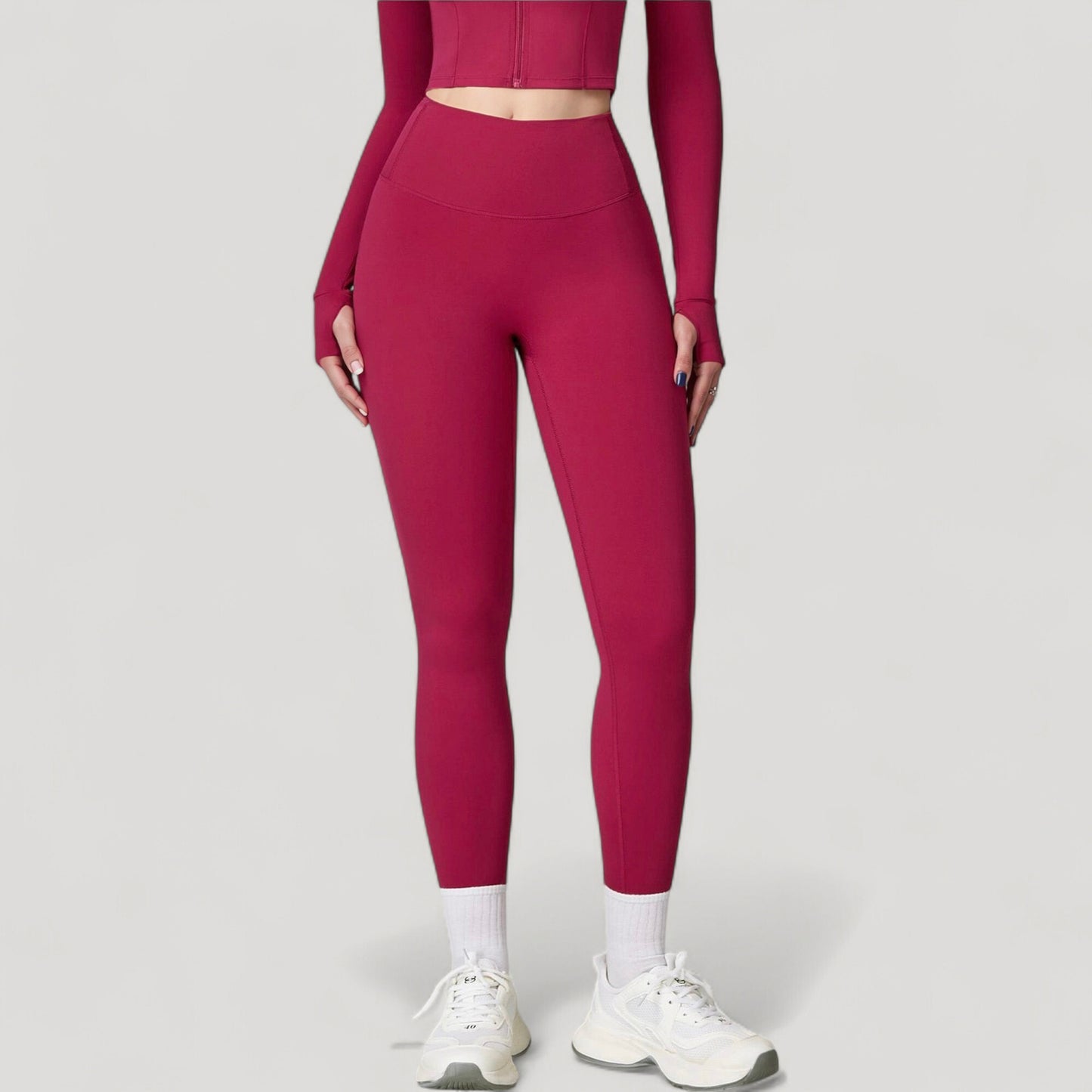 Anna-Kaci Active Women's High Waist Compression Leggings with Seamless Fit and Sculpting Stretch Fabric