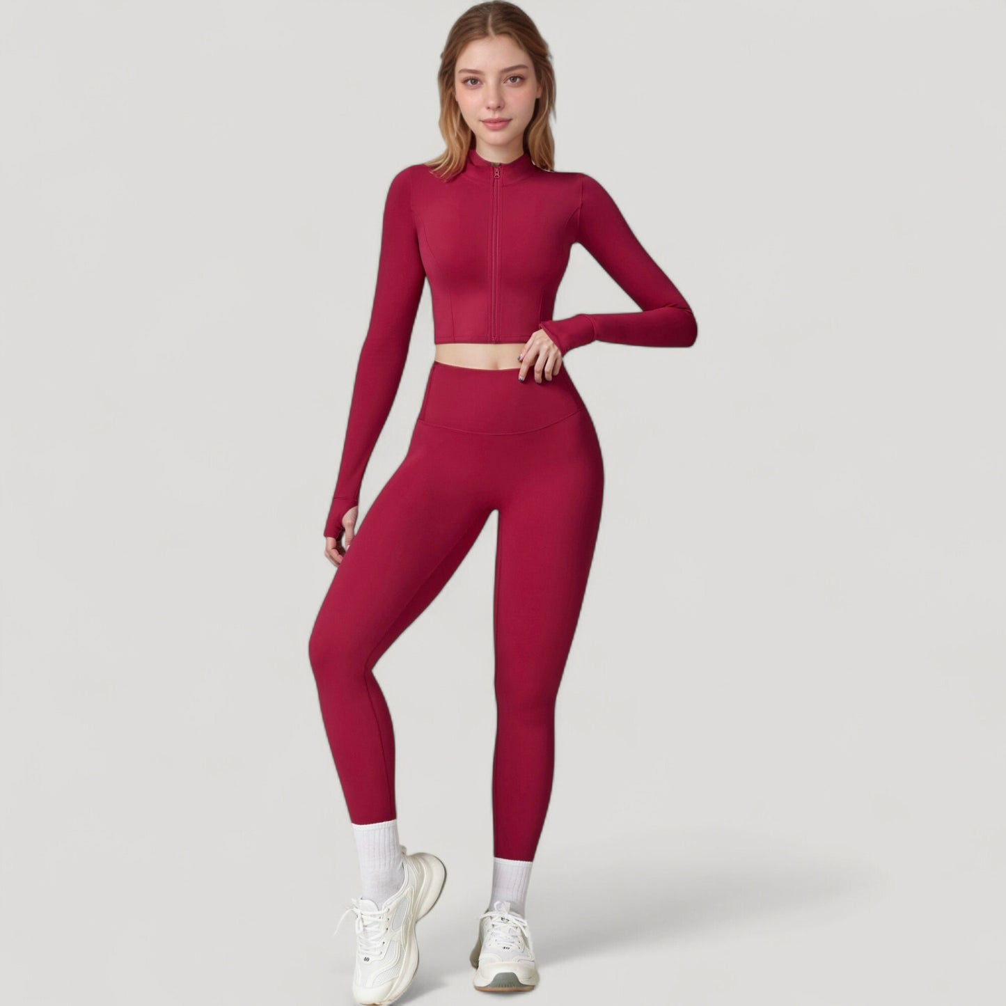 Anna-Kaci Active Women's High Waist Compression Leggings with Seamless Fit and Sculpting Stretch Fabric
