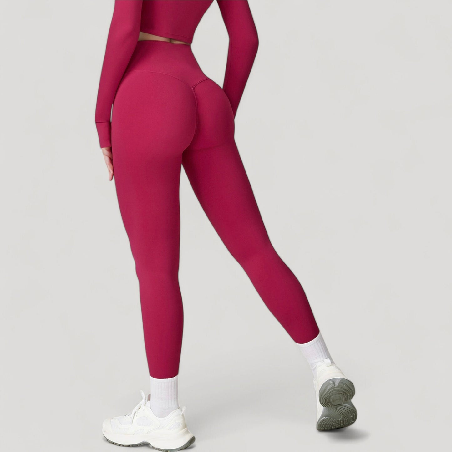 Anna-Kaci Active Women's High Waist Compression Leggings with Seamless Fit and Sculpting Stretch Fabric