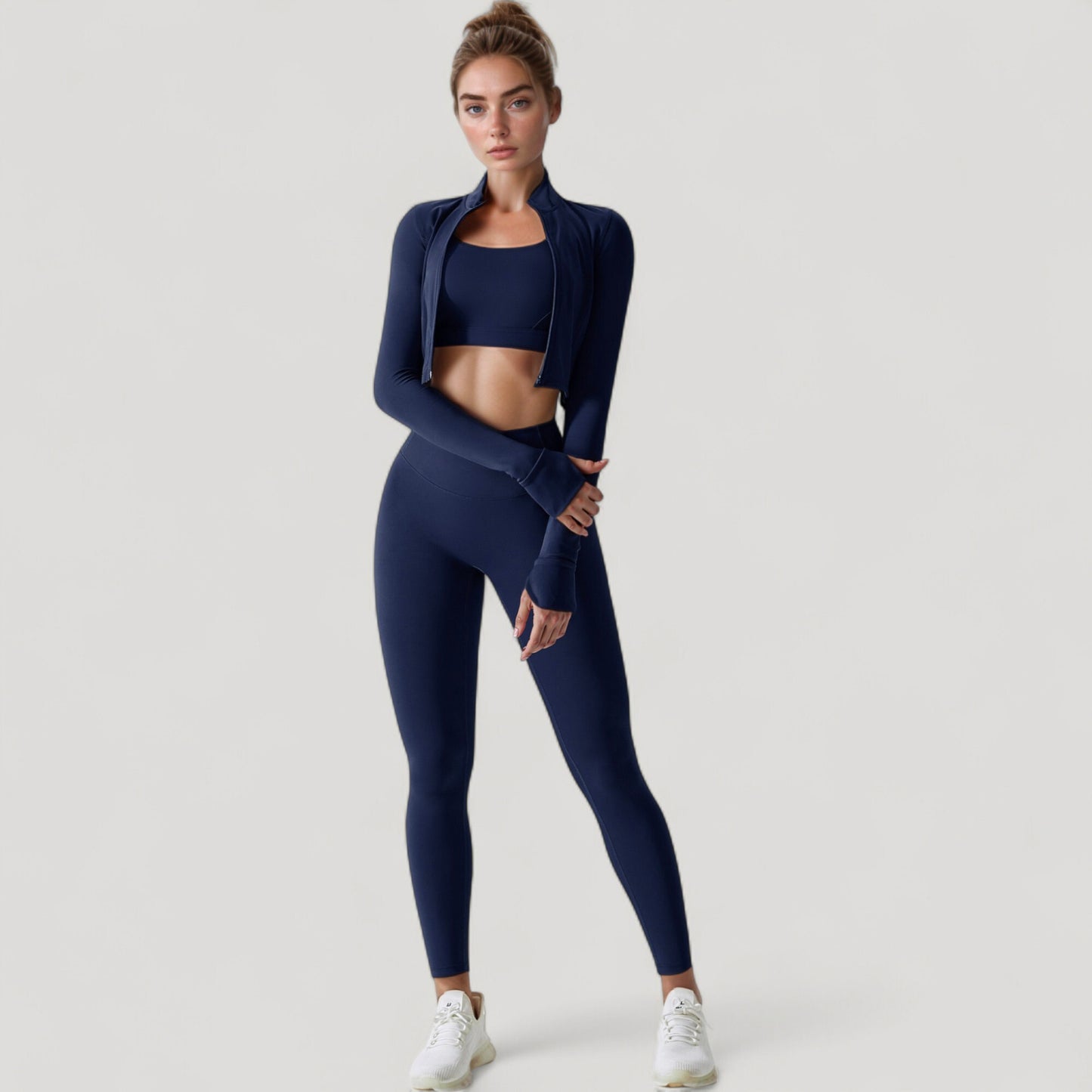 Anna-Kaci Active Women's High Waist Compression Leggings with Seamless Fit and Sculpting Stretch Fabric