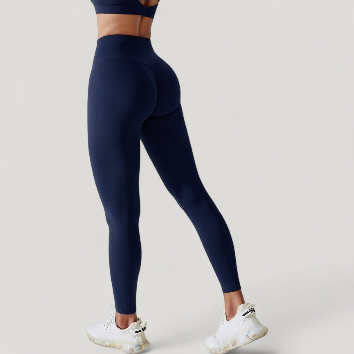 Anna-Kaci Active Women's High Waist Compression Leggings with Seamless Fit and Sculpting Stretch Fabric