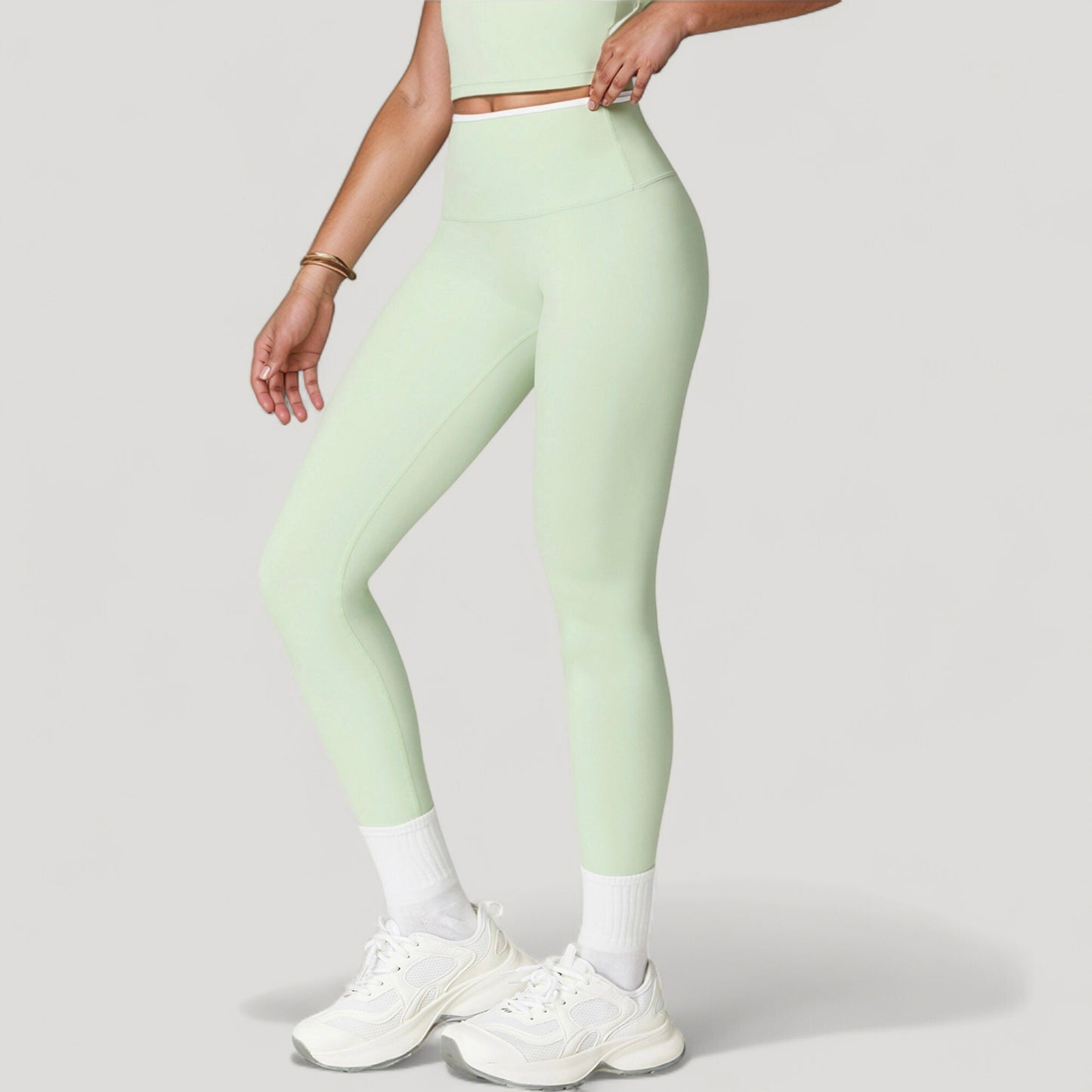 Anna-Kaci Active Women's High Waist Seamless Leggings with Tummy Control and Sculpting Fit for Active or Casual Everyday Wear