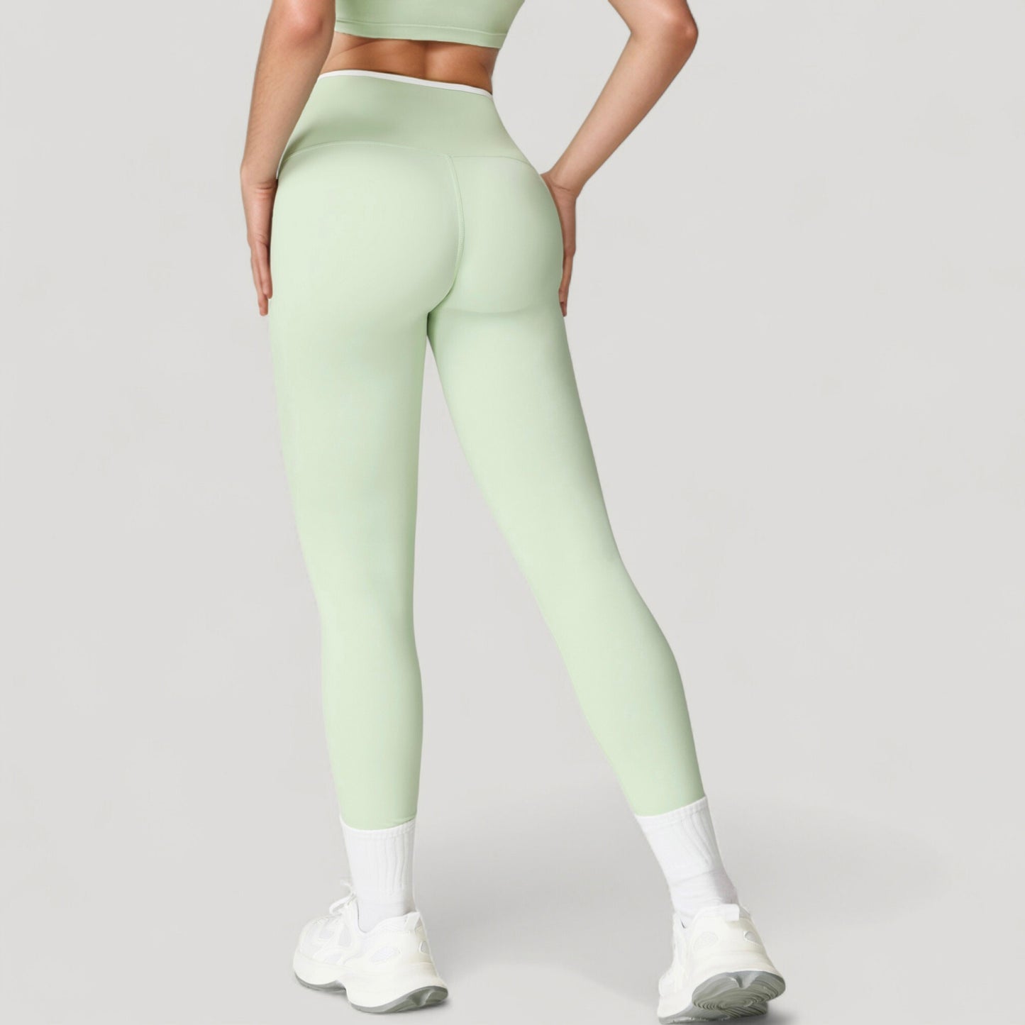 Anna-Kaci Active Women's High Waist Seamless Leggings with Tummy Control and Sculpting Fit for Active or Casual Everyday Wear