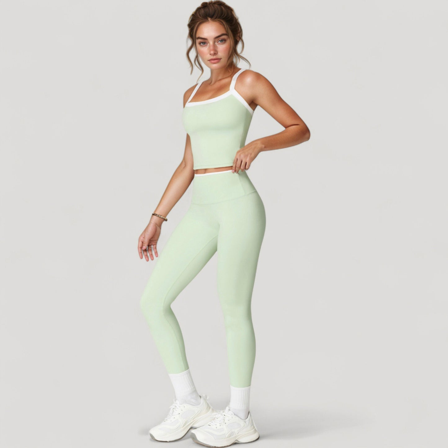 Anna-Kaci Active Women's High Waist Seamless Leggings with Tummy Control and Sculpting Fit for Active or Casual Everyday Wear