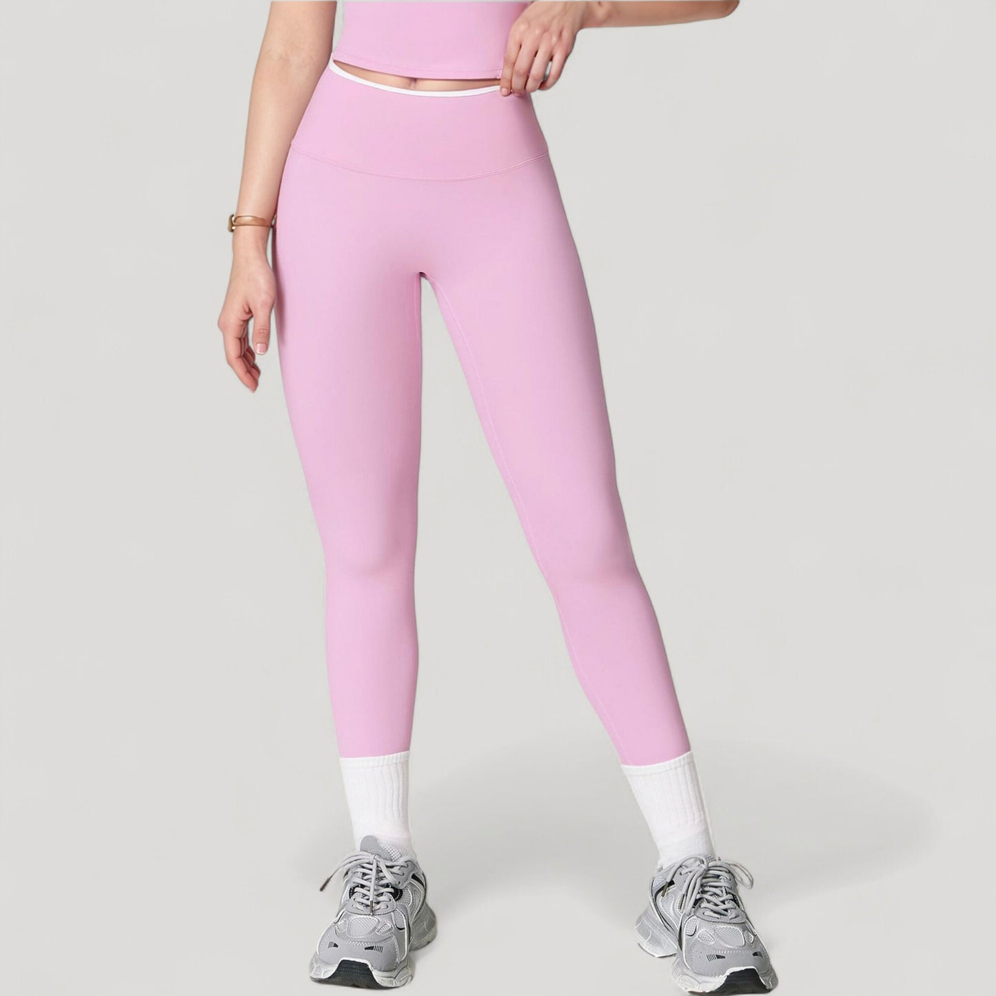 Anna-Kaci Active Women's High Waist Seamless Leggings with Tummy Control and Sculpting Fit for Active or Casual Everyday Wear