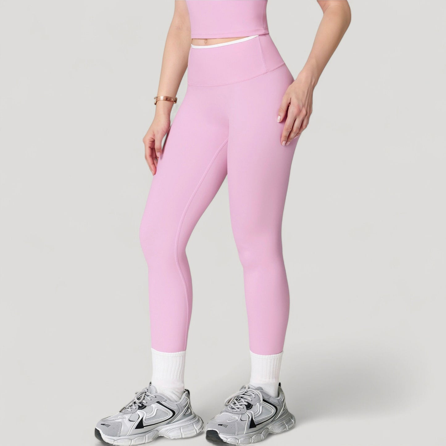 Anna-Kaci Active Women's High Waist Seamless Leggings with Tummy Control and Sculpting Fit for Active or Casual Everyday Wear
