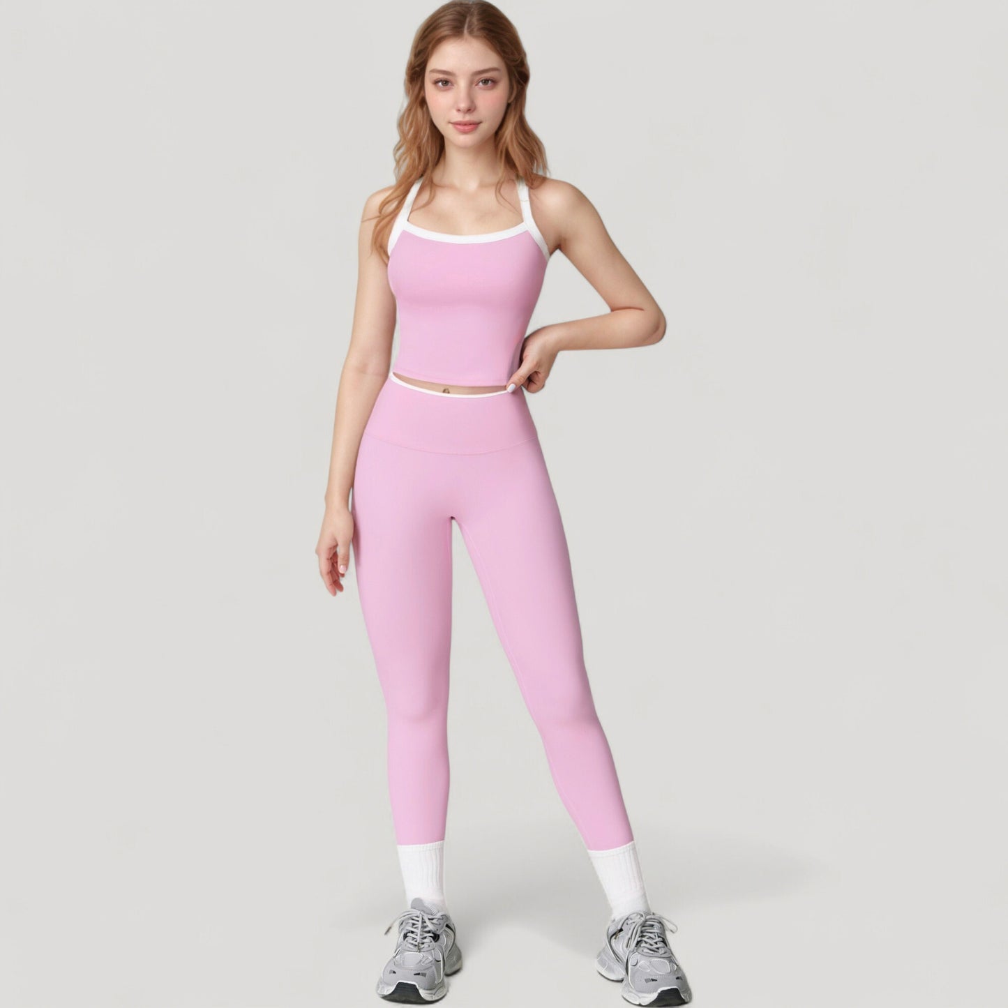 Anna-Kaci Active Women's High Waist Seamless Leggings with Tummy Control and Sculpting Fit for Active or Casual Everyday Wear