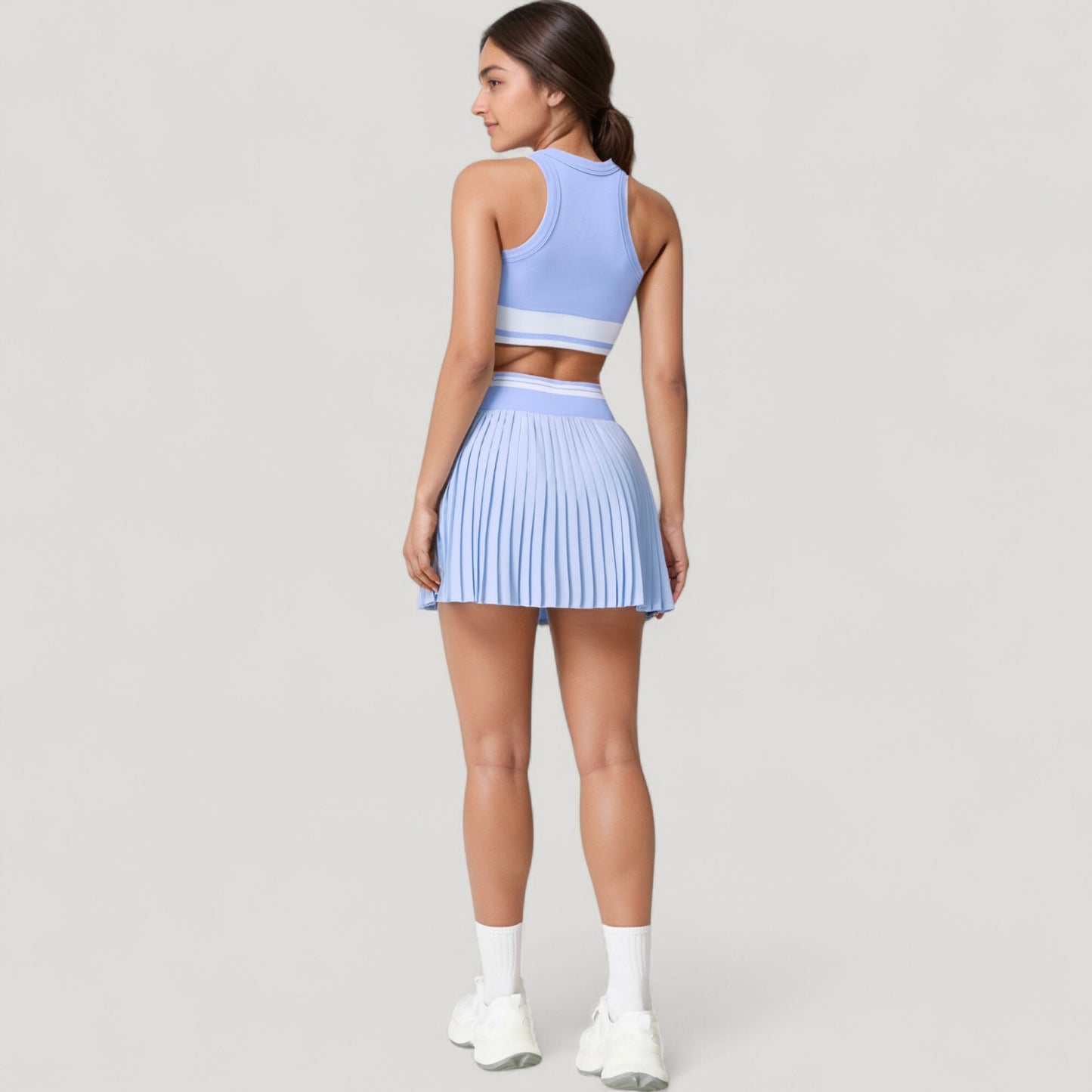 Anna-Kaci Active Women's Pleated Tennis Skirt with Built-In Shorts and Side Pocket for Sporty Style and Functional Movement