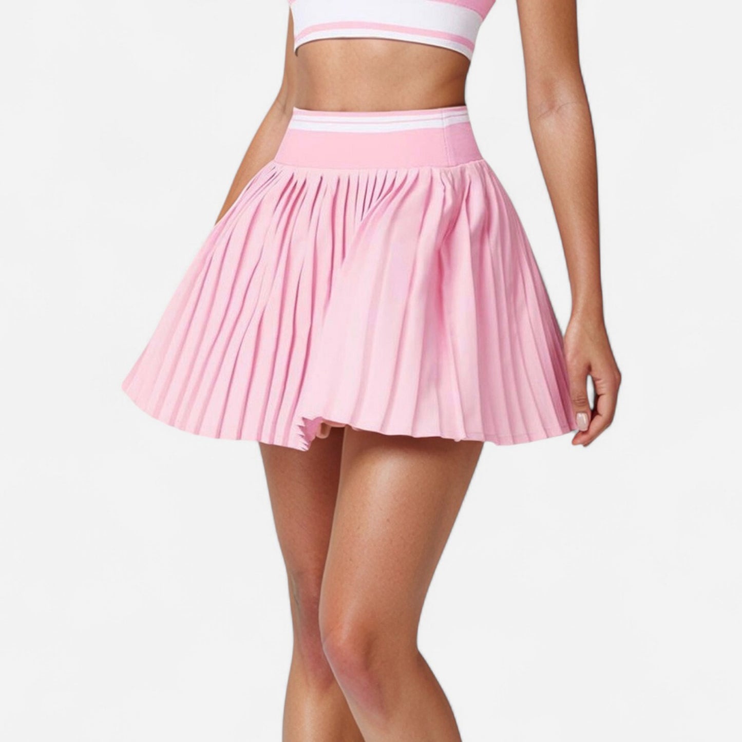 Anna-Kaci Active Women's Pleated Tennis Skirt with Built-In Shorts and Side Pocket for Sporty Style and Functional Movement