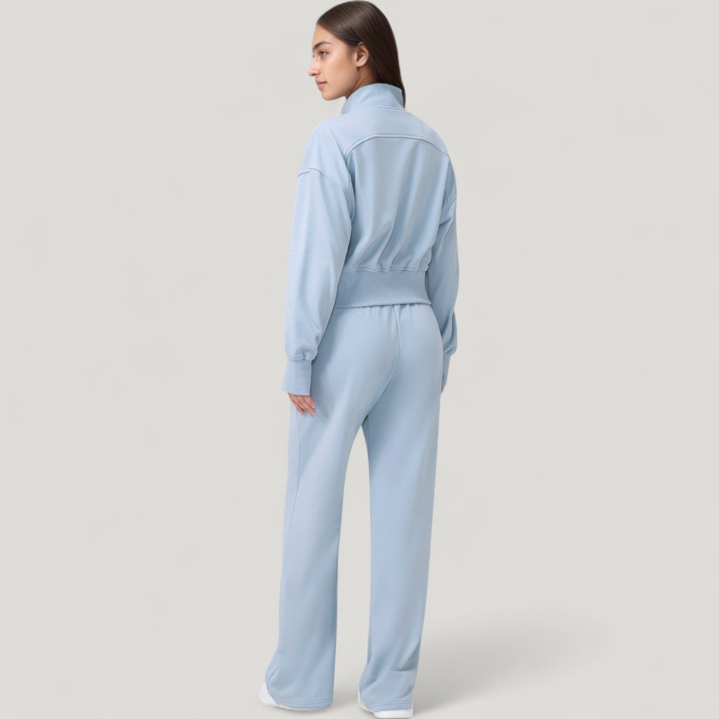 Anna-Kaci Active Women's Wide Leg Lounge Pants with Elastic Waistband and Adjustable Drawstring Closure