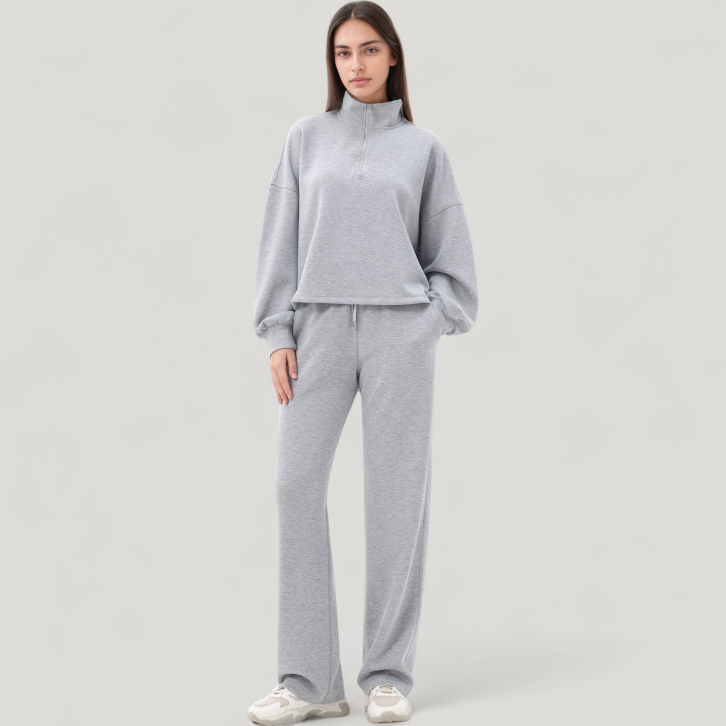 Anna-Kaci Active Women's Wide Leg Lounge Pants with Elastic Drawstring Waist