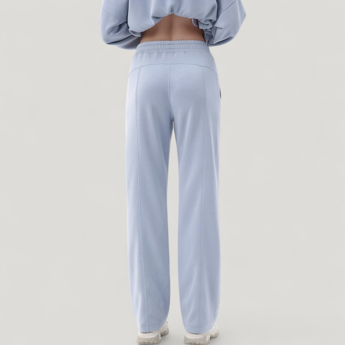 Anna-Kaci Active Women's Wide Leg Lounge Pants with Elastic Drawstring Waist