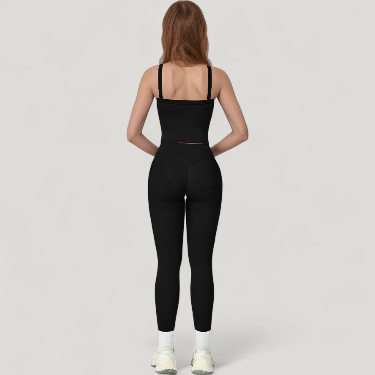 Anna-Kaci Active Women's High Waist Crossover Lounge Leggings with Full Length Slim Fit and Flattering Waistband