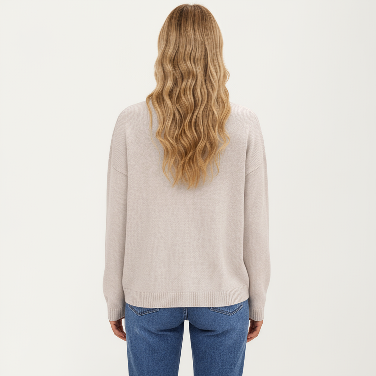 Anna-Kaci Women's Button Front Long Sleeve Knit Cardigan with Stand Collar and Front Pocket