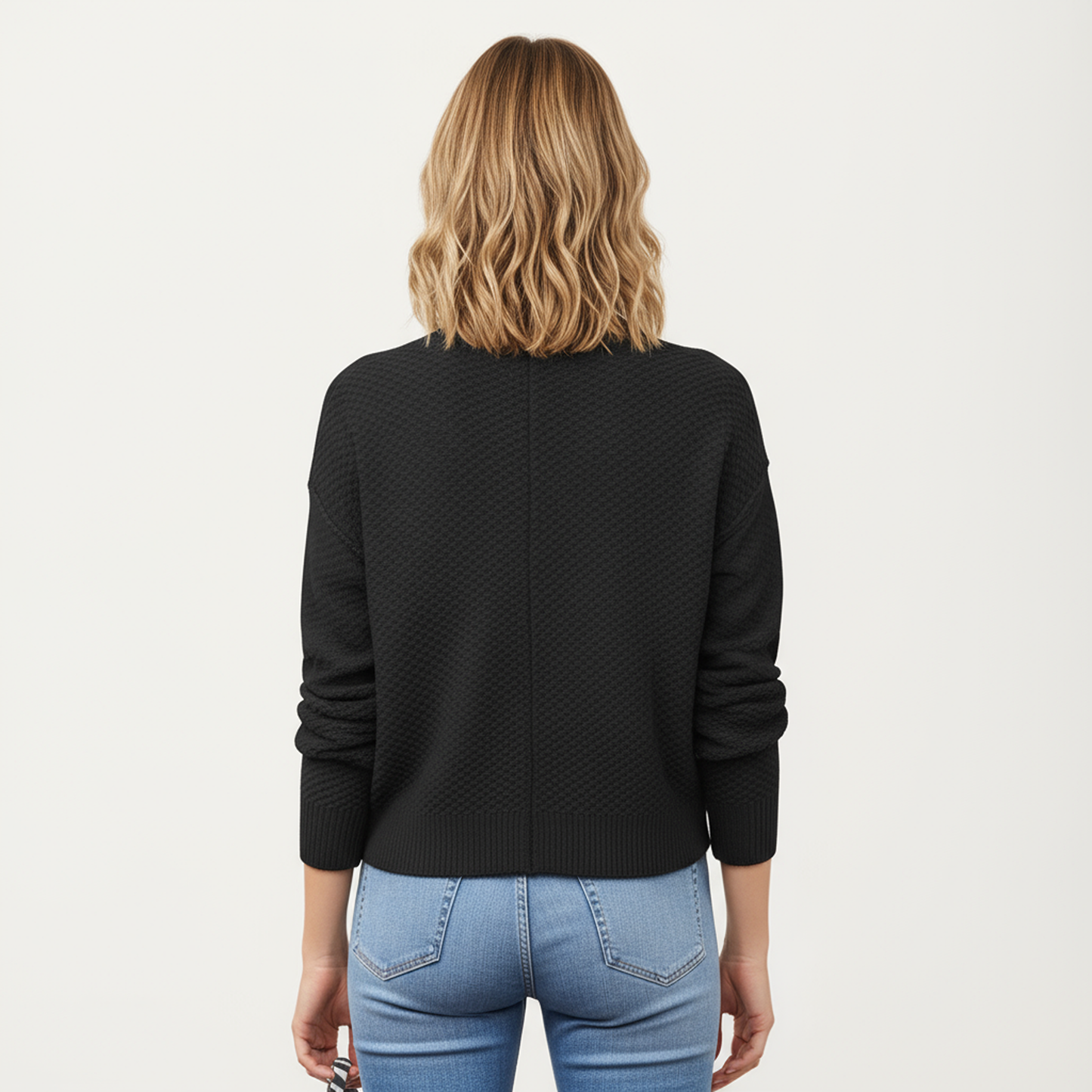 Anna-Kaci Women's Button Front Knit Cardigan with Long Sleeves and Ribbed Cuffs