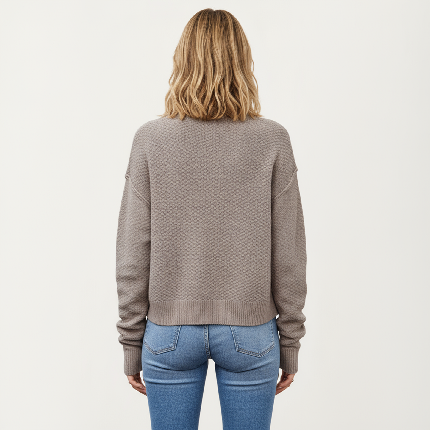 Anna-Kaci Women's Button Front Knit Cardigan with Long Sleeves and Ribbed Cuffs