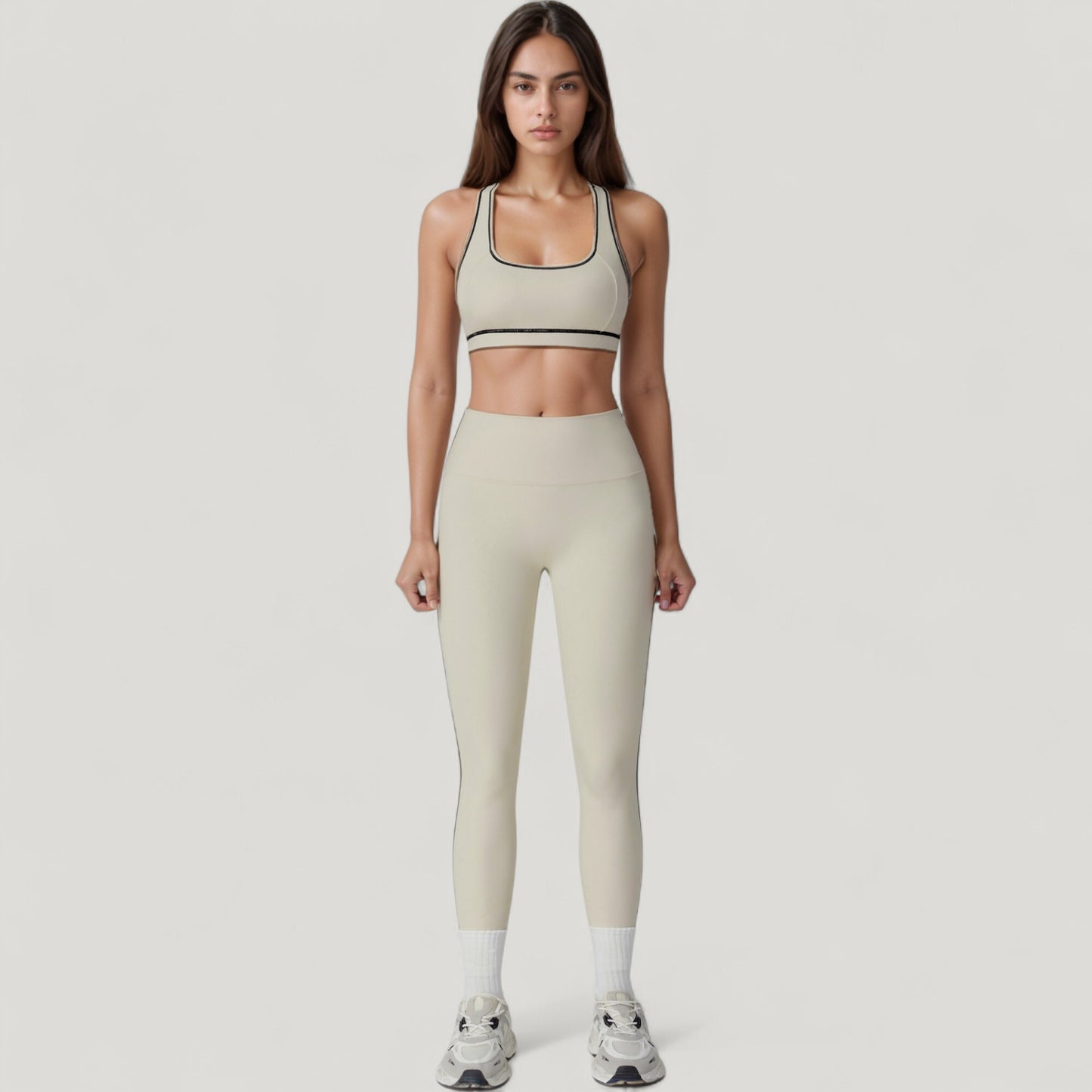 Anna-Kaci Active Women's High Waist Contoured Seam Activewear Leggings with Stretch Fit and Full Length