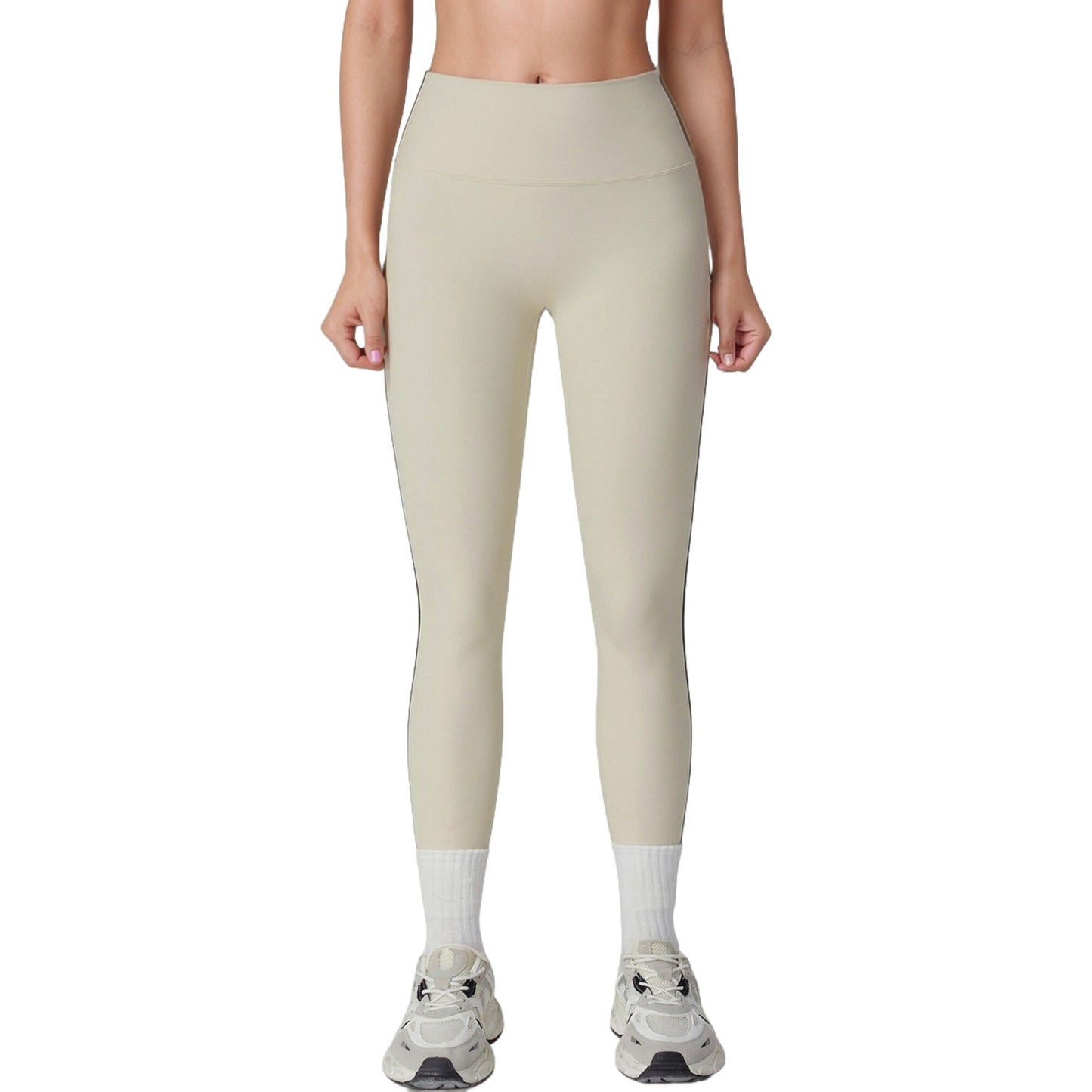 Anna-Kaci Active Women's High Waist Contoured Seam Activewear Leggings with Stretch Fit and Full Length