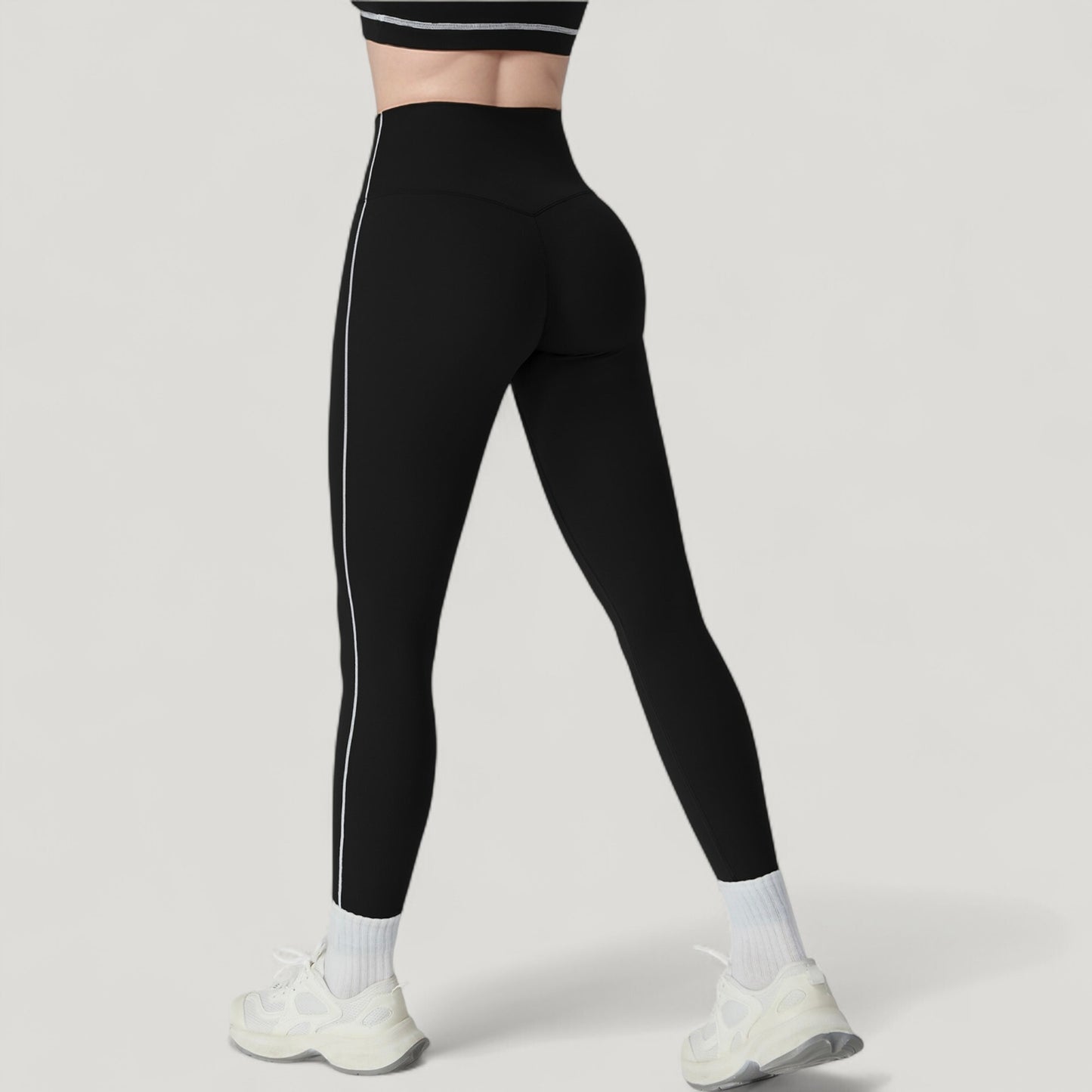 Anna-Kaci Active Women's High Waist Contoured Seam Activewear Leggings with Stretch Fit and Full Length