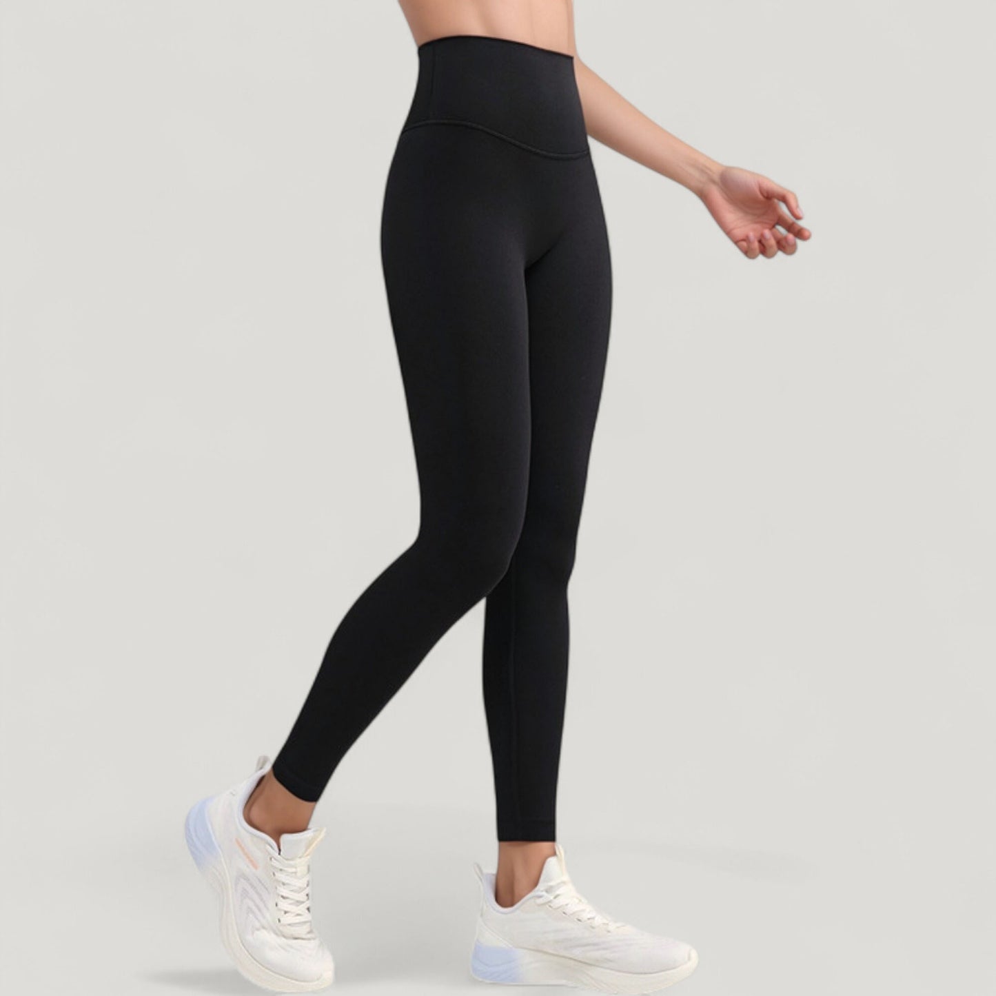 Anna-Kaci Active Women's High Waist Full Length Leggings with Wide Waistband and Side Pocket