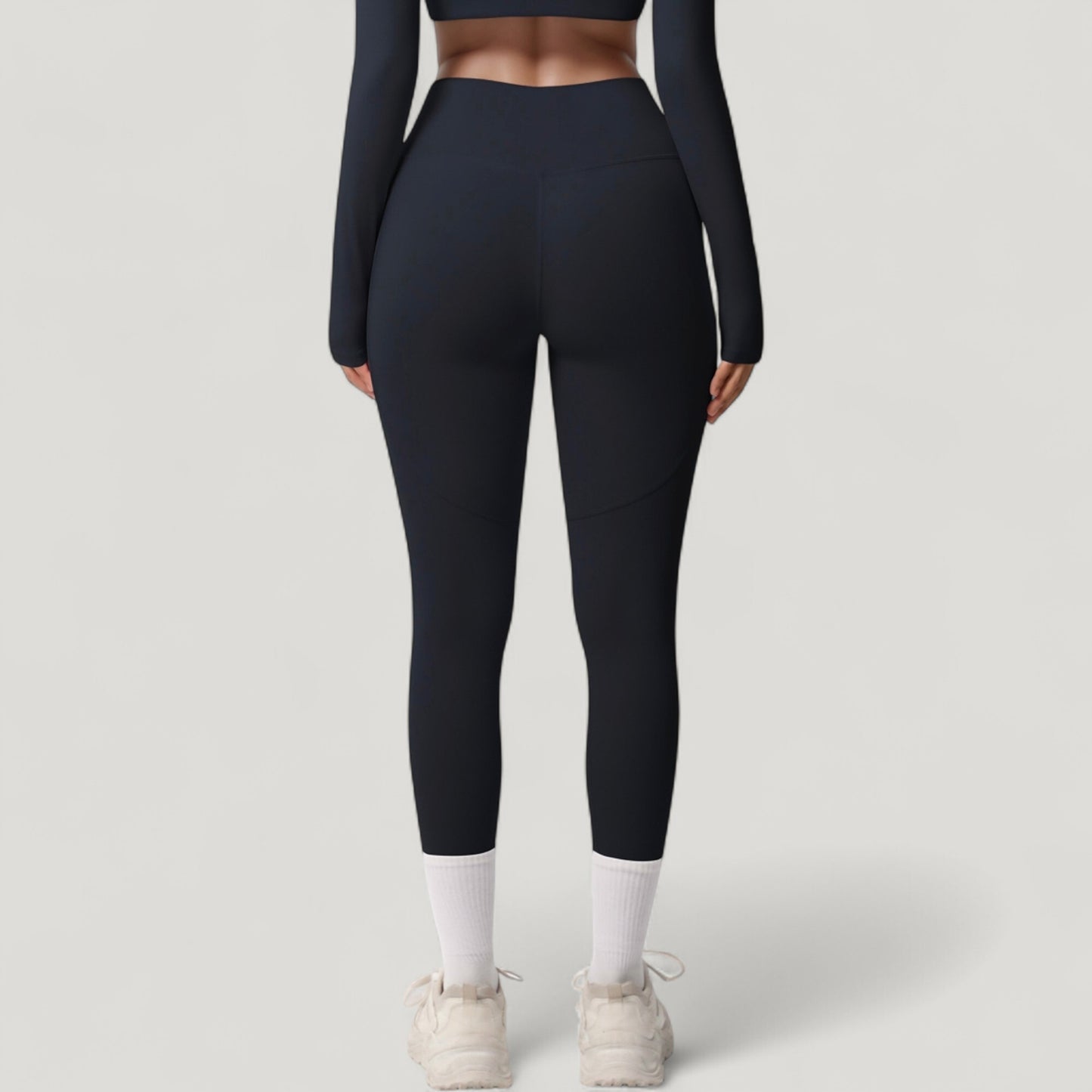 Anna-Kaci Active Women's High Waist Full Length Leggings with Side Pockets and Wide Waistband