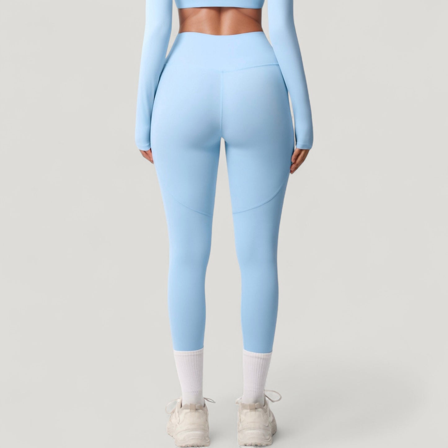 Anna-Kaci Active Women's High Waist Full Length Leggings with Side Pockets and Wide Waistband