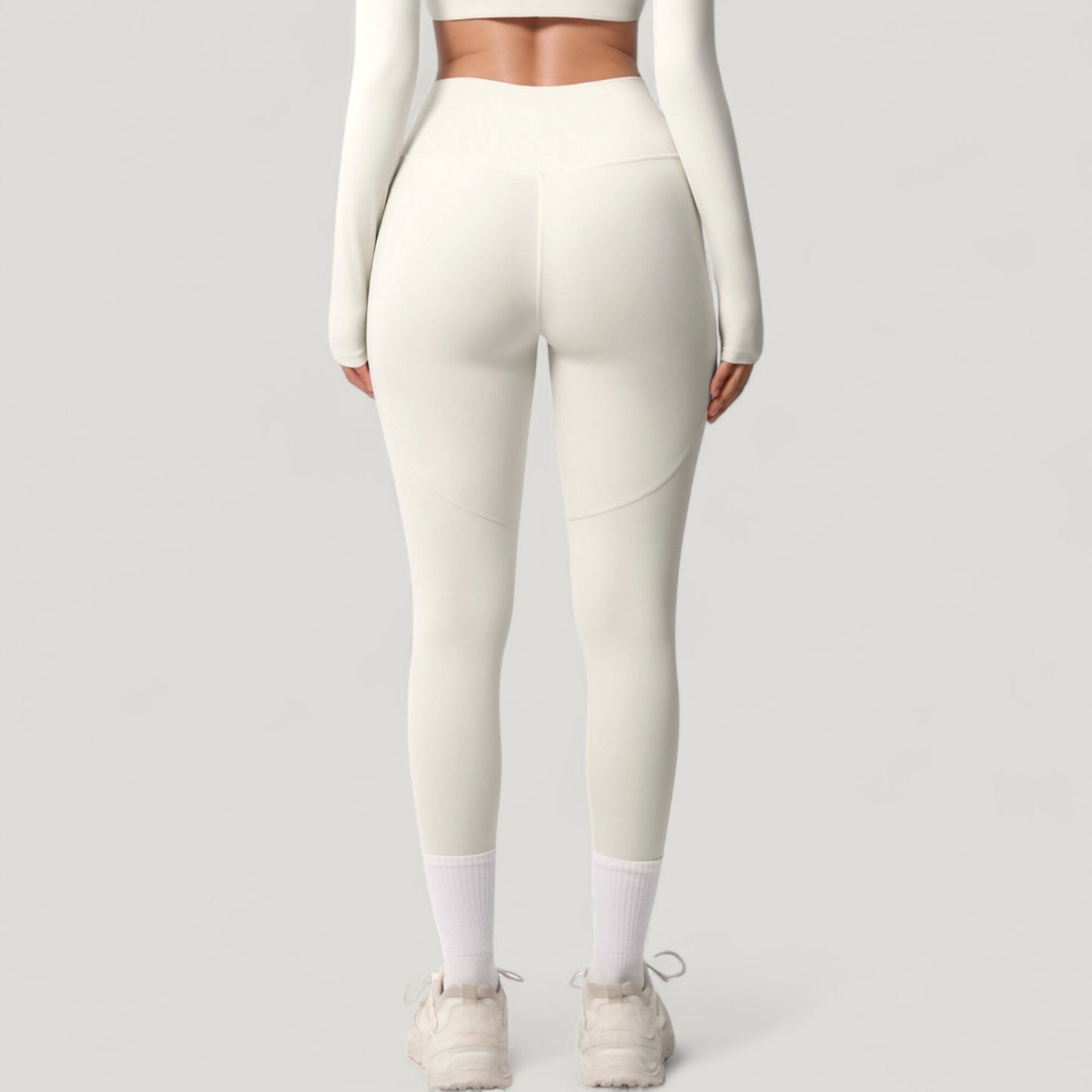 Anna-Kaci Active Women's High Waist Full Length Leggings with Side Pockets and Wide Waistband