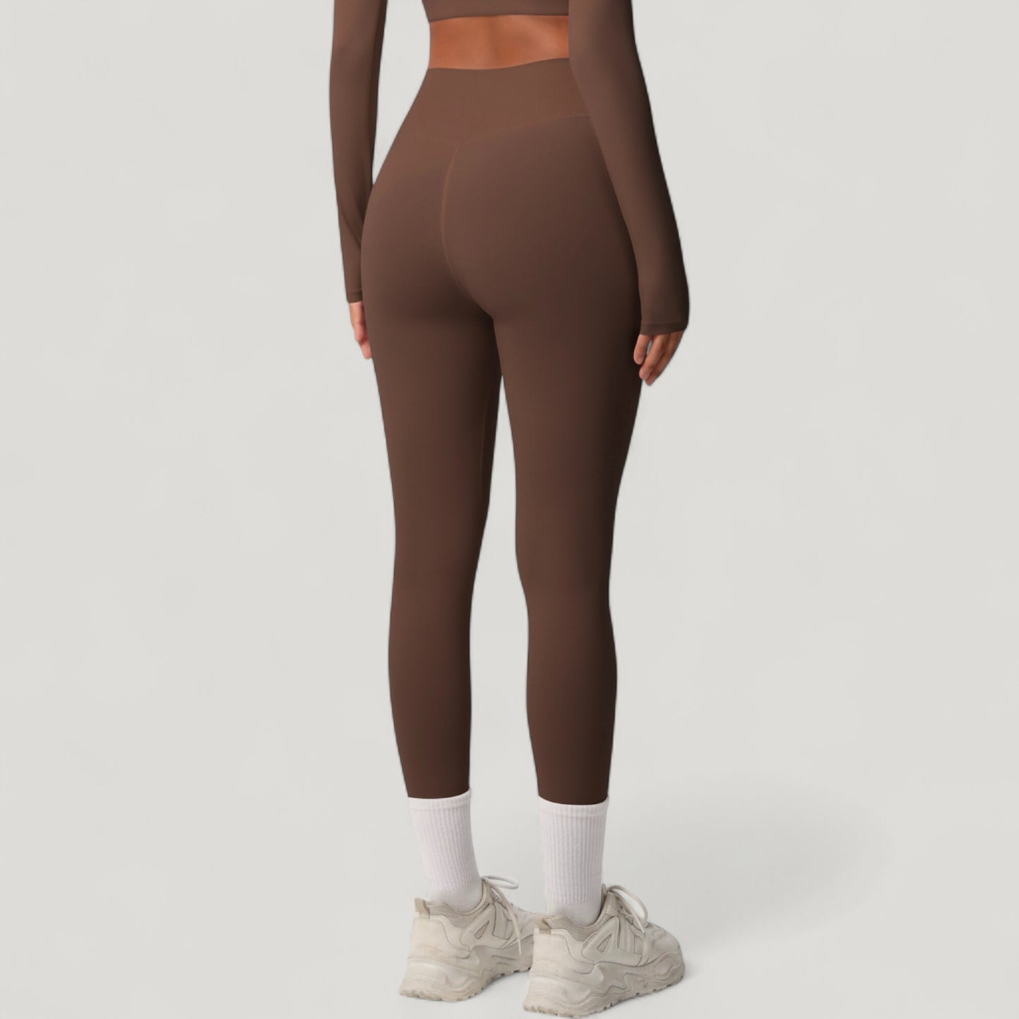 Anna-Kaci Active Women's High Waist Leggings with Side Pockets and Seamless Stretch Fabric for Active and Everyday Wear