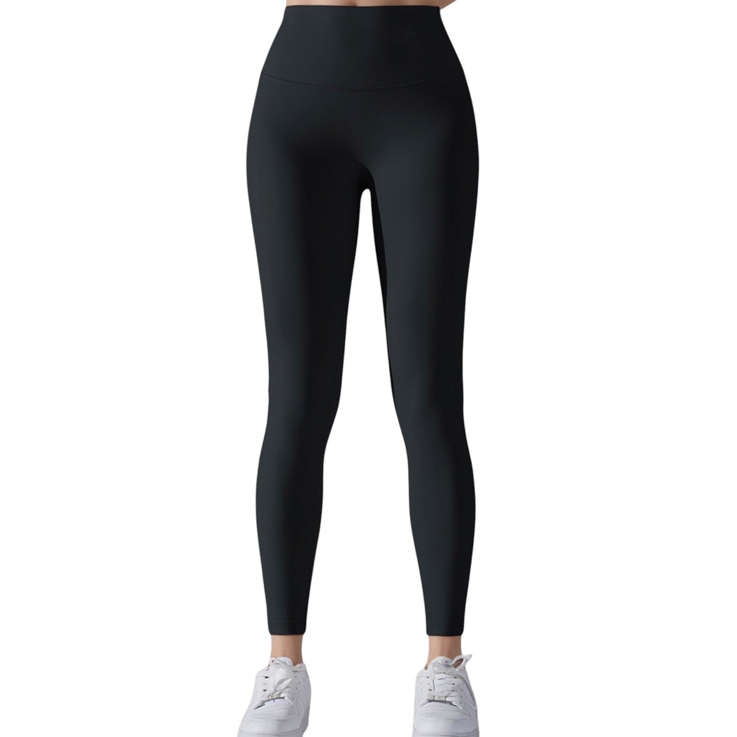 Anna-Kaci Active Women's High Waist Seamless Full Length Leggings with Wide Waistband