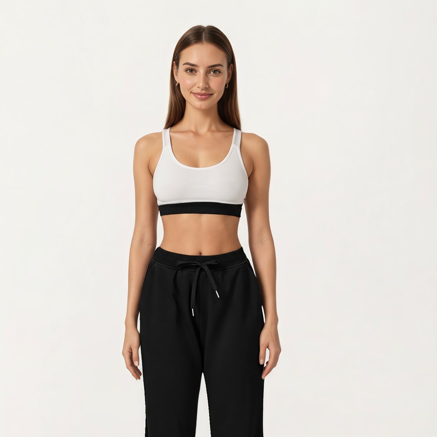 Anna-Kaci Active Women's Wide Leg High Waist Drawstring Pants with Relaxed Fit and Soft Stretch Fabric