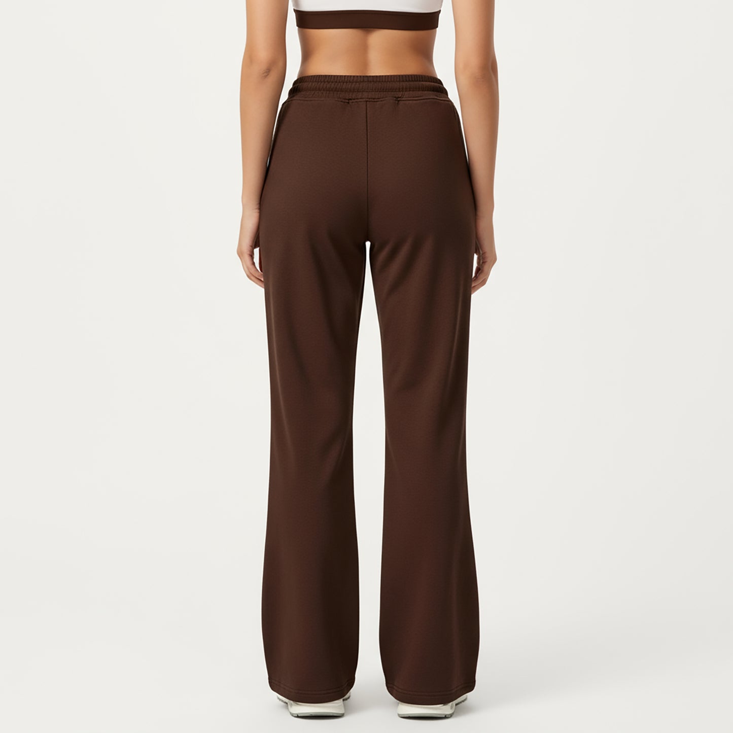 Anna-Kaci Active Women's Wide Leg High Waist Drawstring Pants with Relaxed Fit and Soft Stretch Fabric