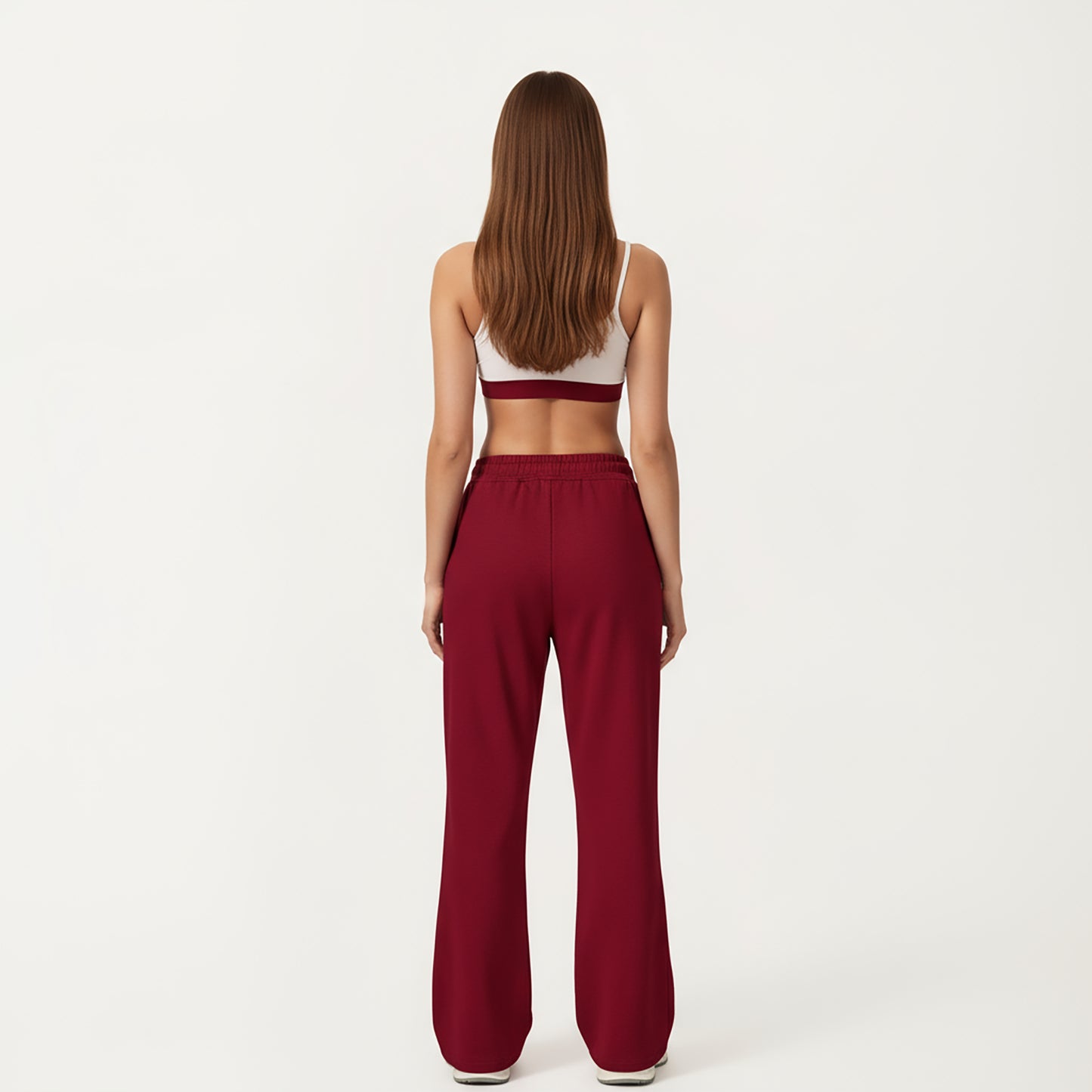 Anna-Kaci Active Women's Wide Leg High Waist Drawstring Pants with Relaxed Fit and Soft Stretch Fabric