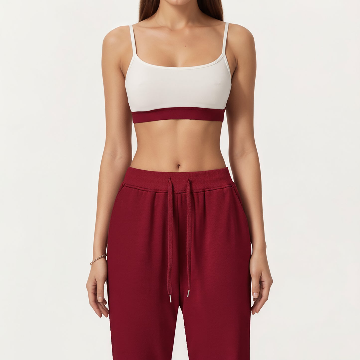 Anna-Kaci Active Women's Wide Leg High Waist Drawstring Pants with Relaxed Fit and Soft Stretch Fabric
