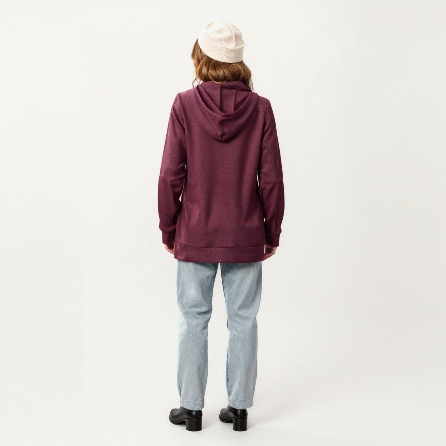 Anna-Kaci Women's Long Sleeve Pullover Hoodie with Kangaroo Pocket and Drawstring Detail