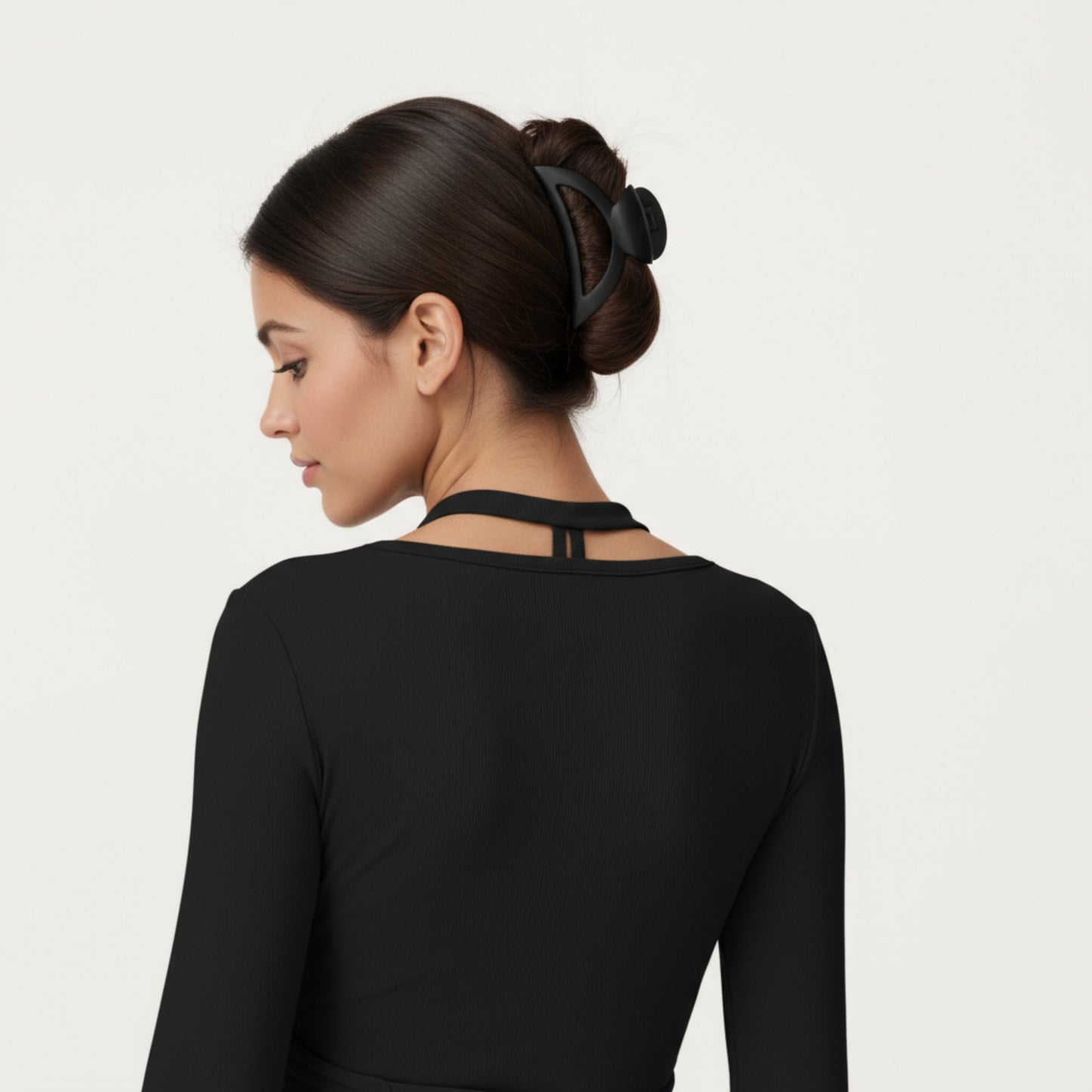Anna-Kaci Active Women's V-Neck Belted Waist Layering Piece Outwear with Front Tie Detail