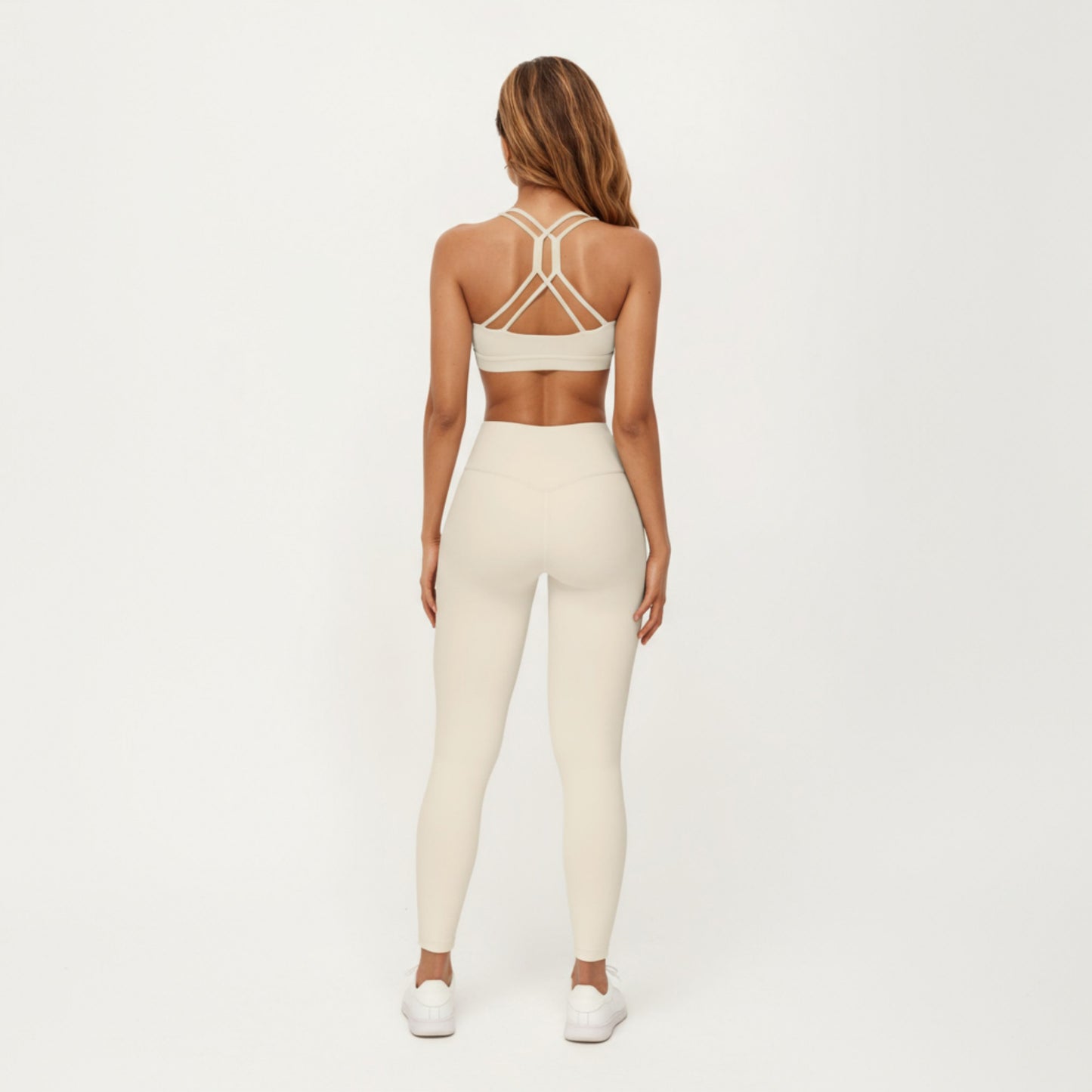 Anna-Kaci Active Women's Scoop Neck Racerback Sports Bra with Smooth Stretch Fabric and Supportive Fit
