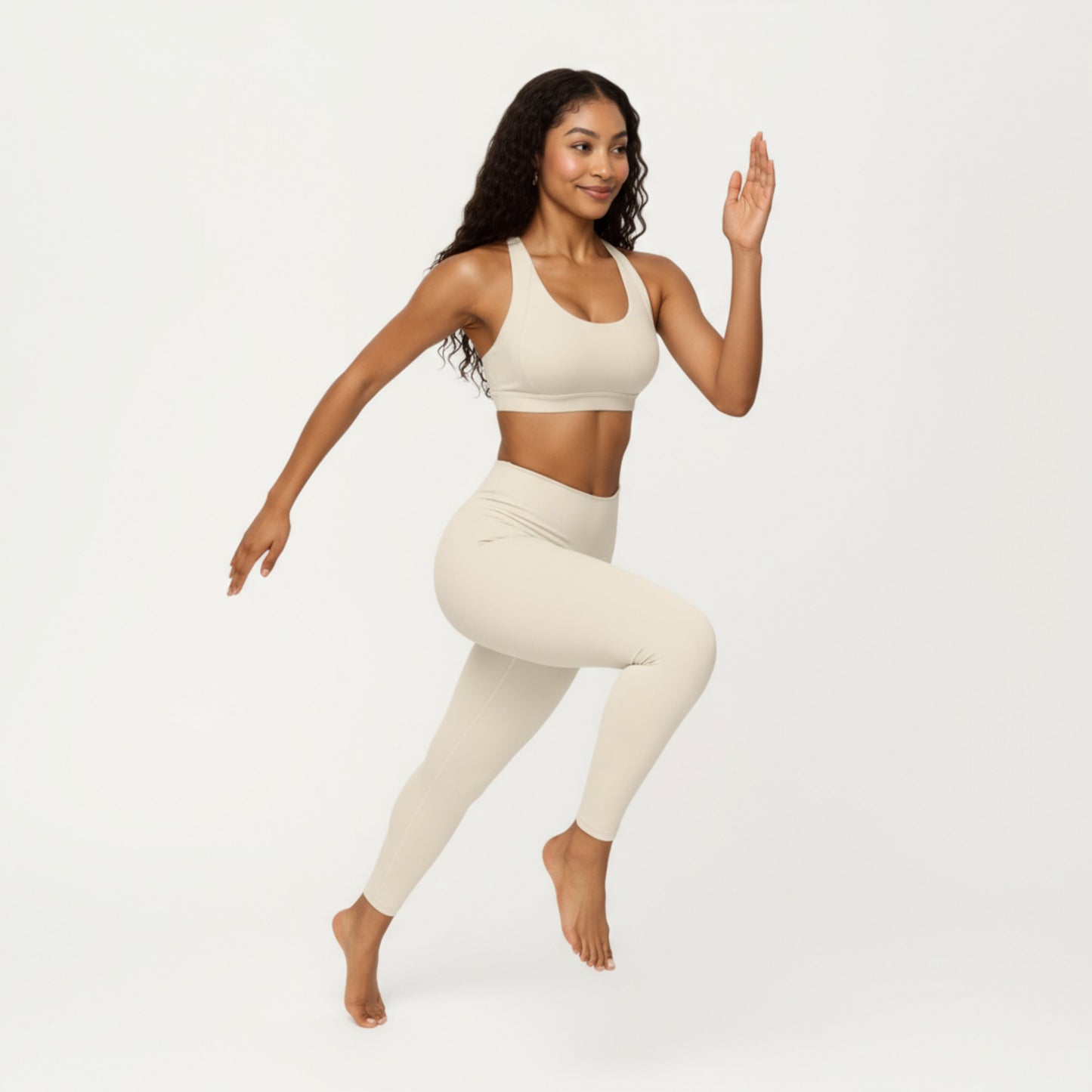 Anna-Kaci Active Women's Scoop Neck Racerback Sports Bra with Smooth Stretch Fabric and Supportive Fit