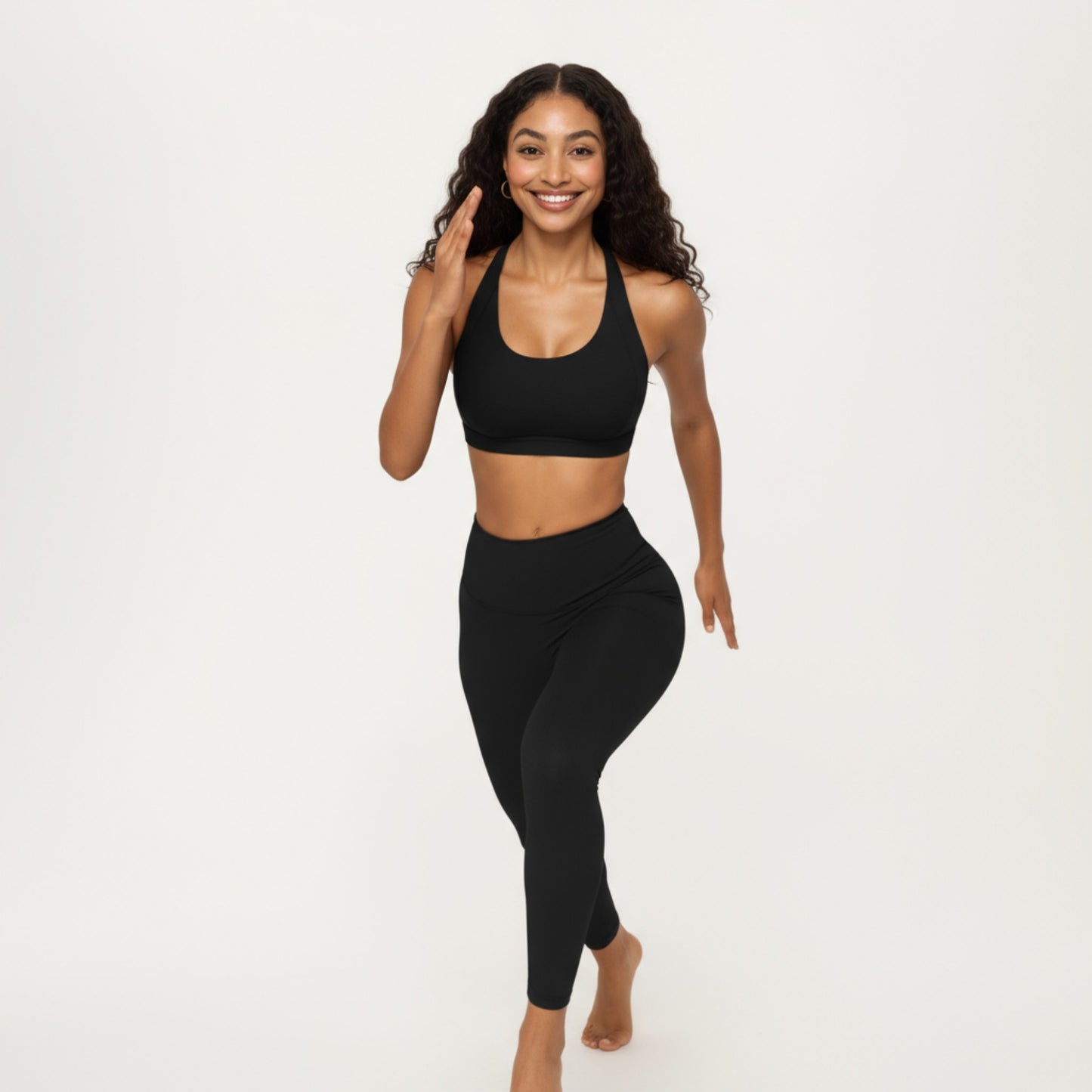 Anna-Kaci Active Women's Scoop Neck Racerback Sports Bra with Smooth Stretch Fabric and Supportive Fit