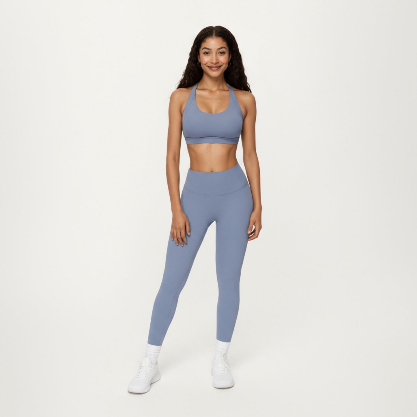 Anna-Kaci Active Women's Scoop Neck Racerback Sports Bra with Smooth Stretch Fabric and Supportive Fit
