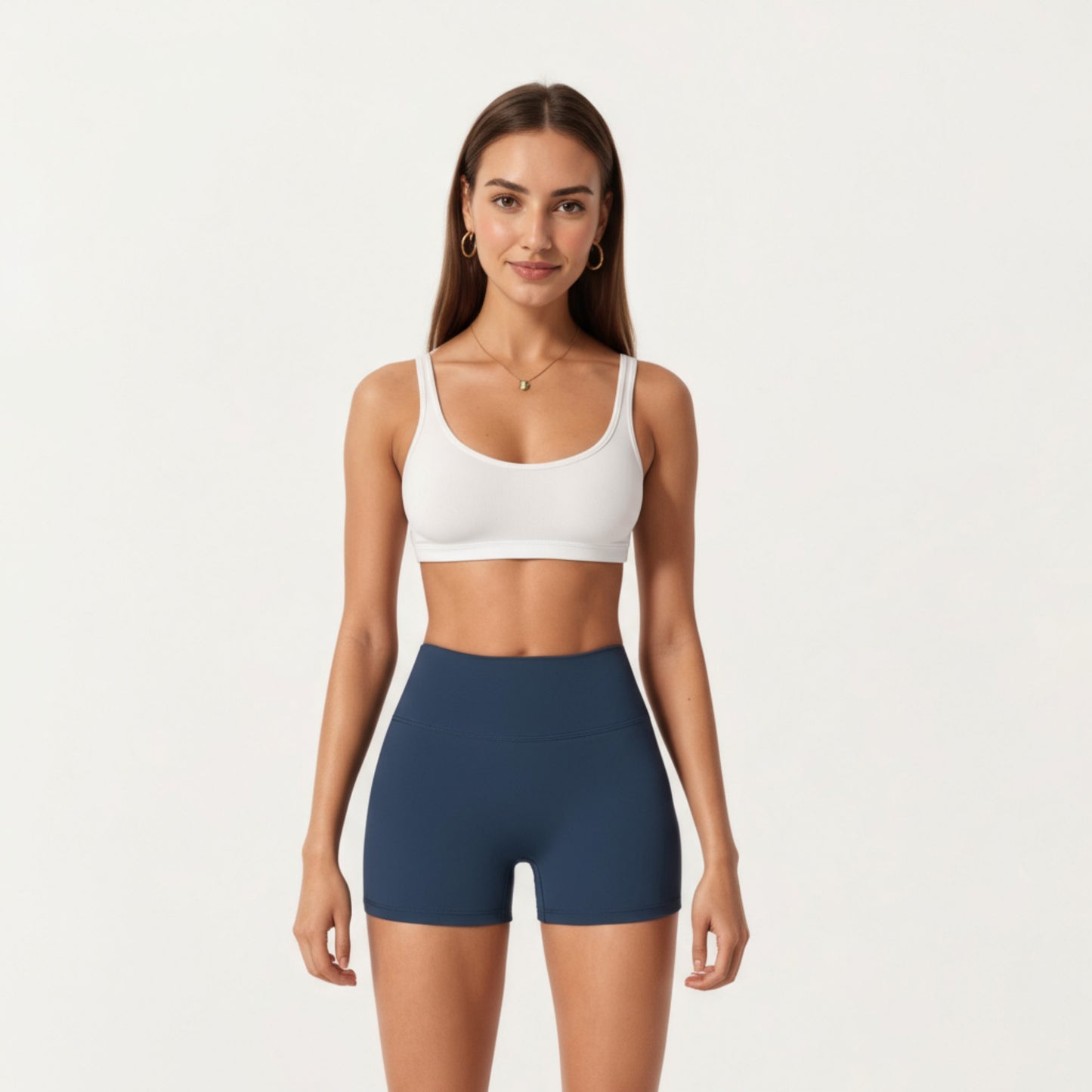 Anna-Kaci Active Women's High Waist Stretch Fit Athletic Shorts with Smooth Seam Detailing and Supportive Fabric