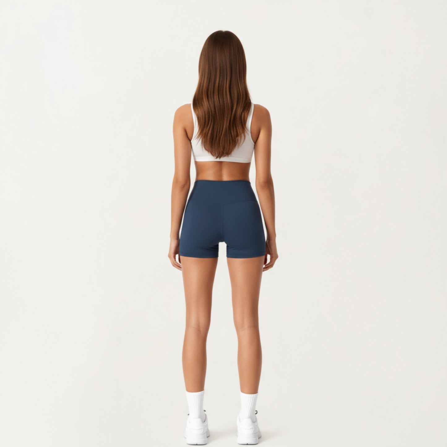 Anna-Kaci Active Women's High Waist Stretch Fit Athletic Shorts with Smooth Seam Detailing and Supportive Fabric