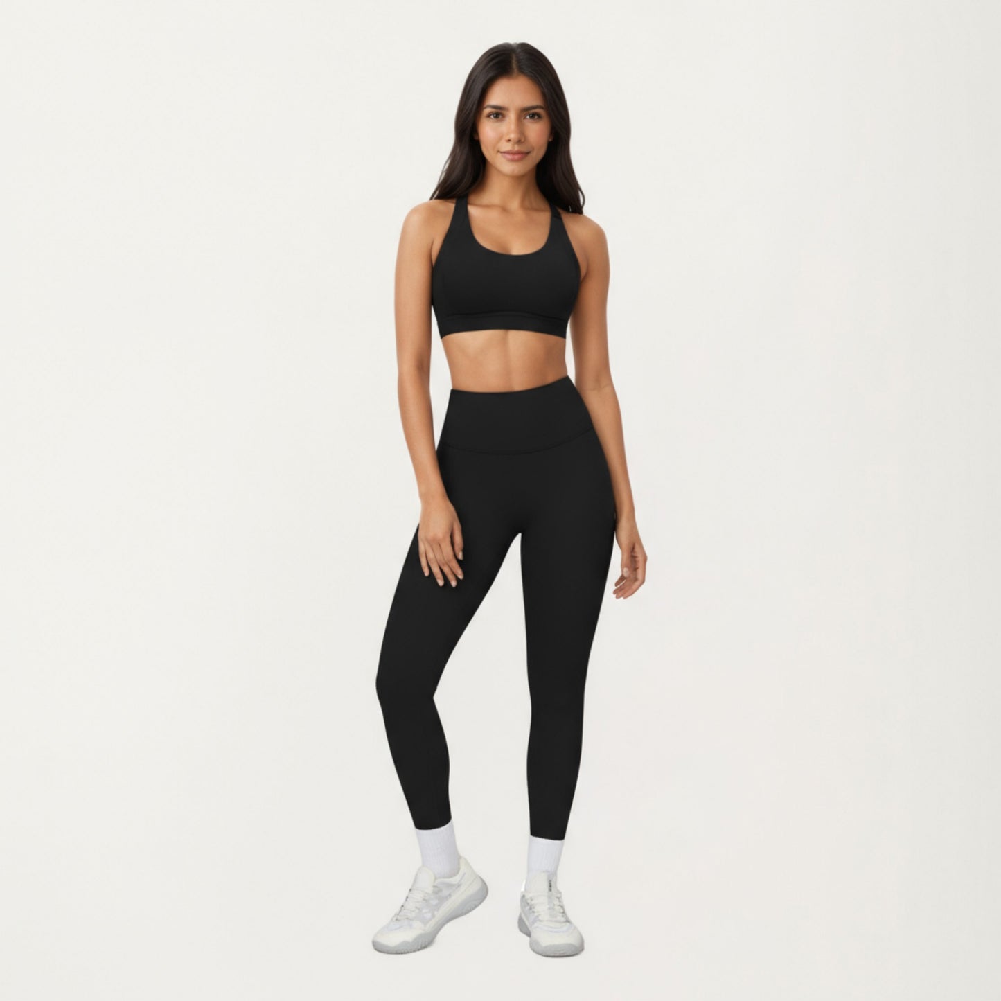 Anna-Kaci Active Women's High Waist Full Length Leggings with Smooth Seam Detailing and Stretch Fit Fabric